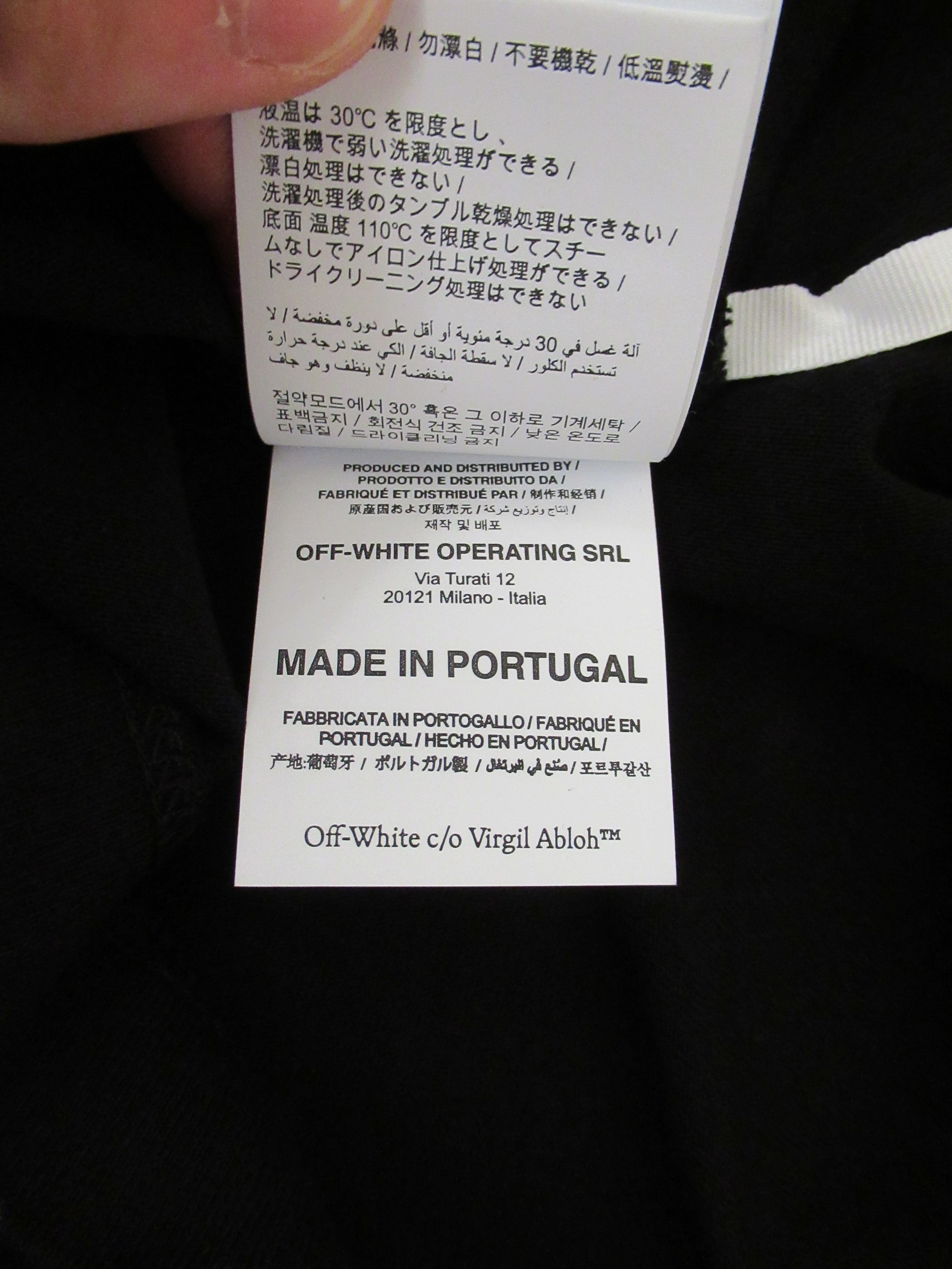 Off-White Off White Spray Long Sleeve Arrows Black Virgil New XXS Size US XXS / EU 40 - 5 Thumbnail