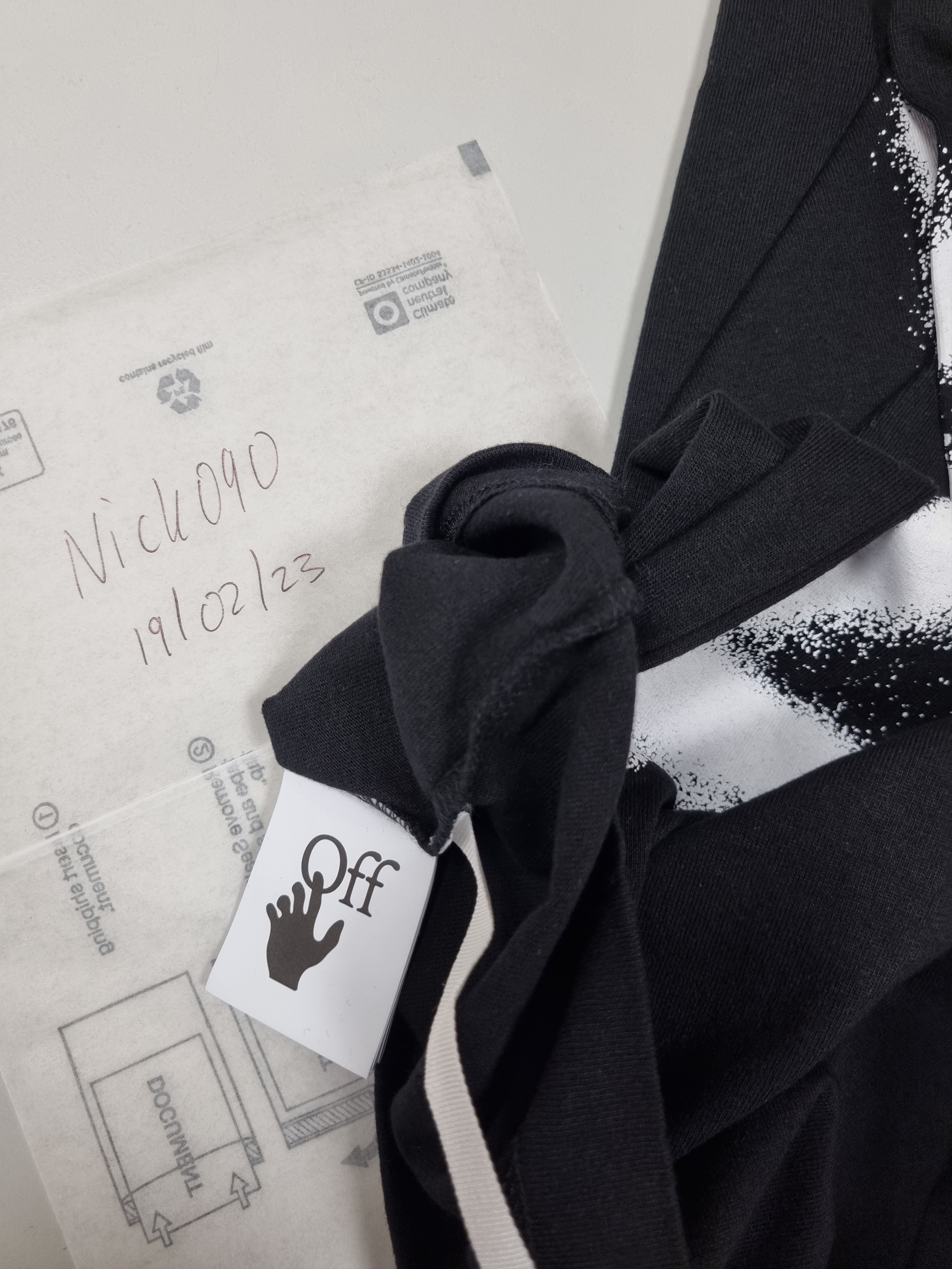 Off-White Off White Spray Long Sleeve Arrows Black Virgil New XXS Size US XXS / EU 40 - 8 Thumbnail