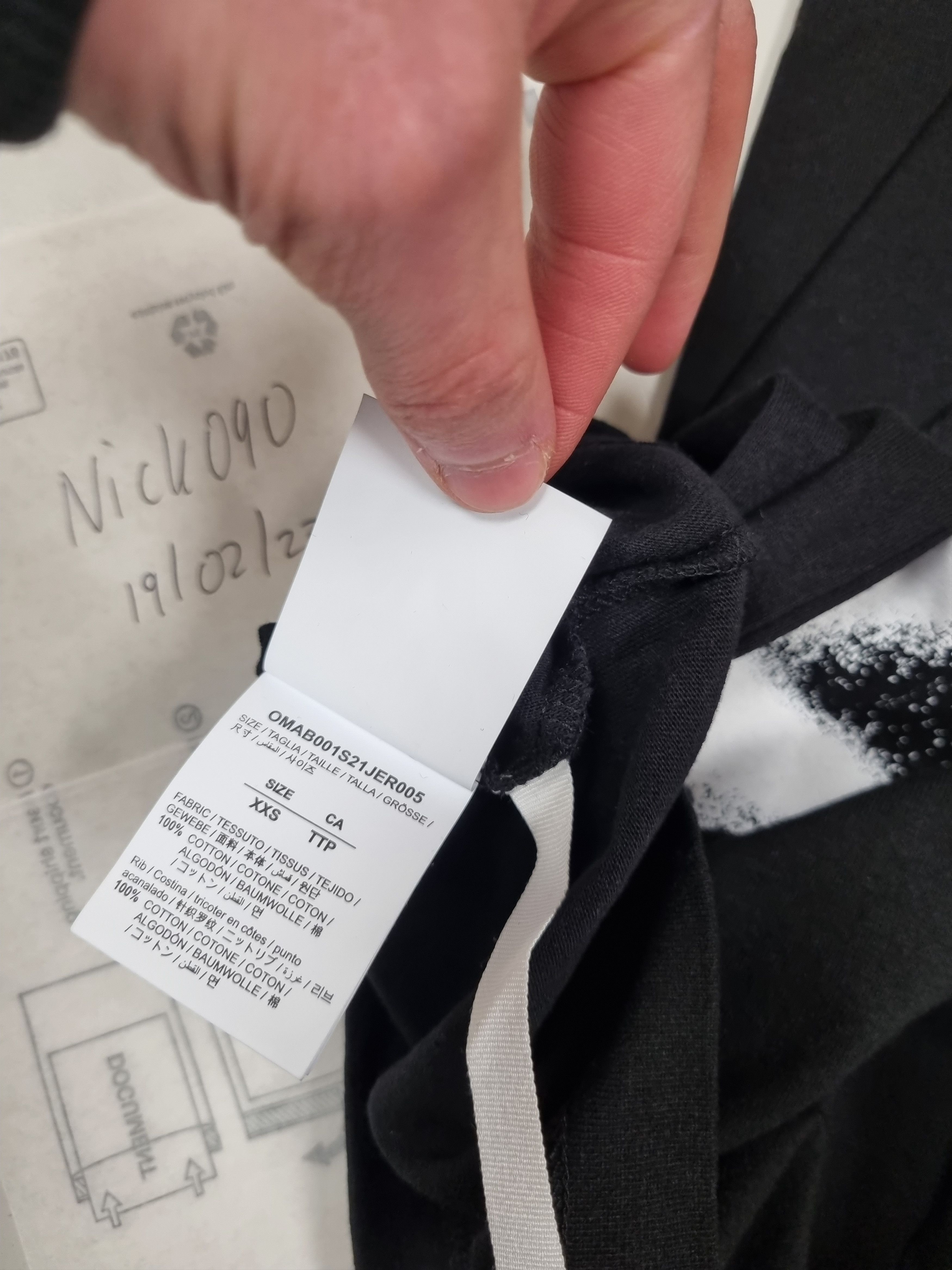 Off-White Off White Spray Long Sleeve Arrows Black Virgil New XXS Size US XXS / EU 40 - 7 Thumbnail