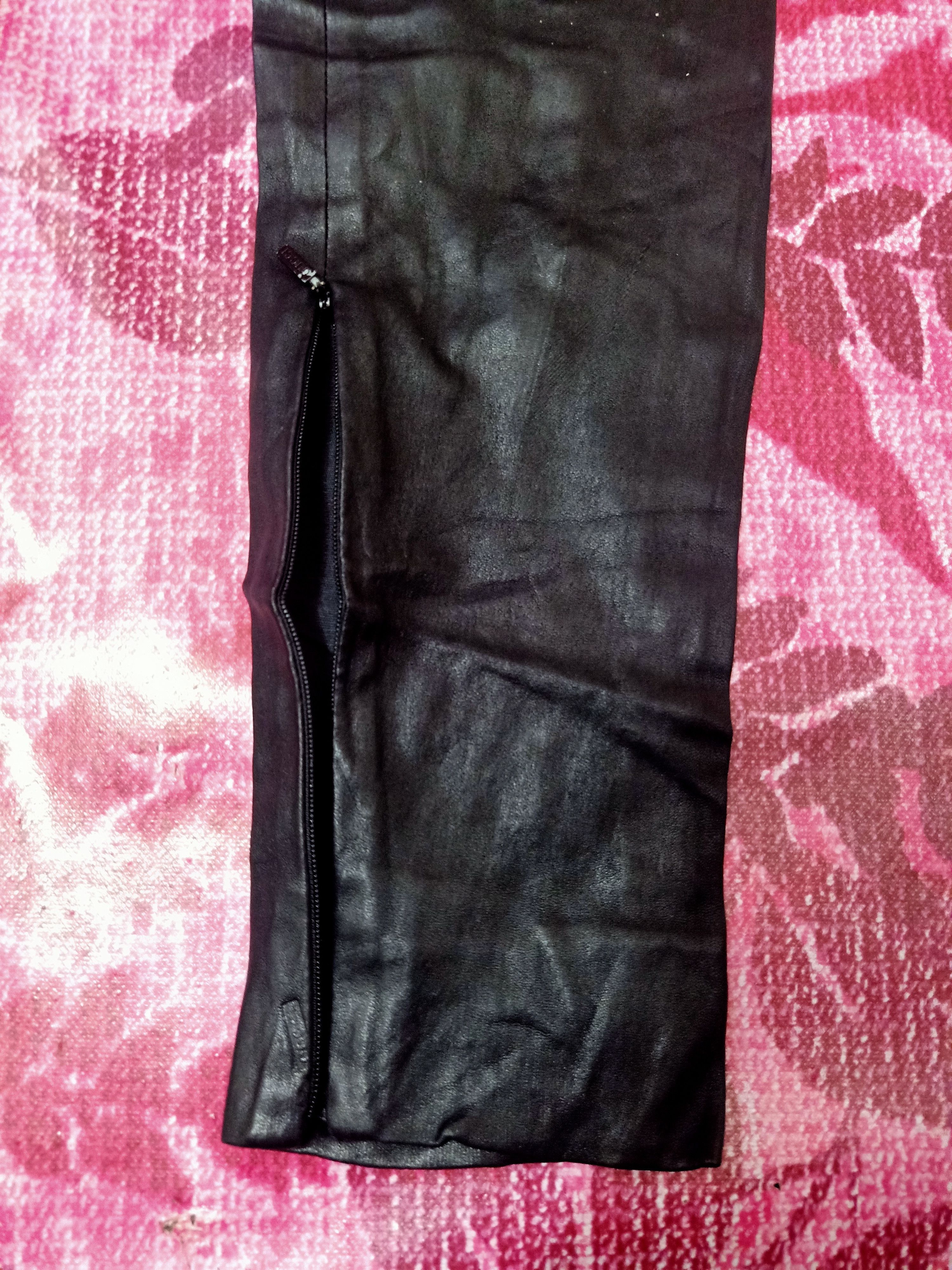 Tom Ford Distressed Thrashed Gucci Leggings Pants Half Leather Size 32" / US 10 / IT 46 - 2 Thumbnail