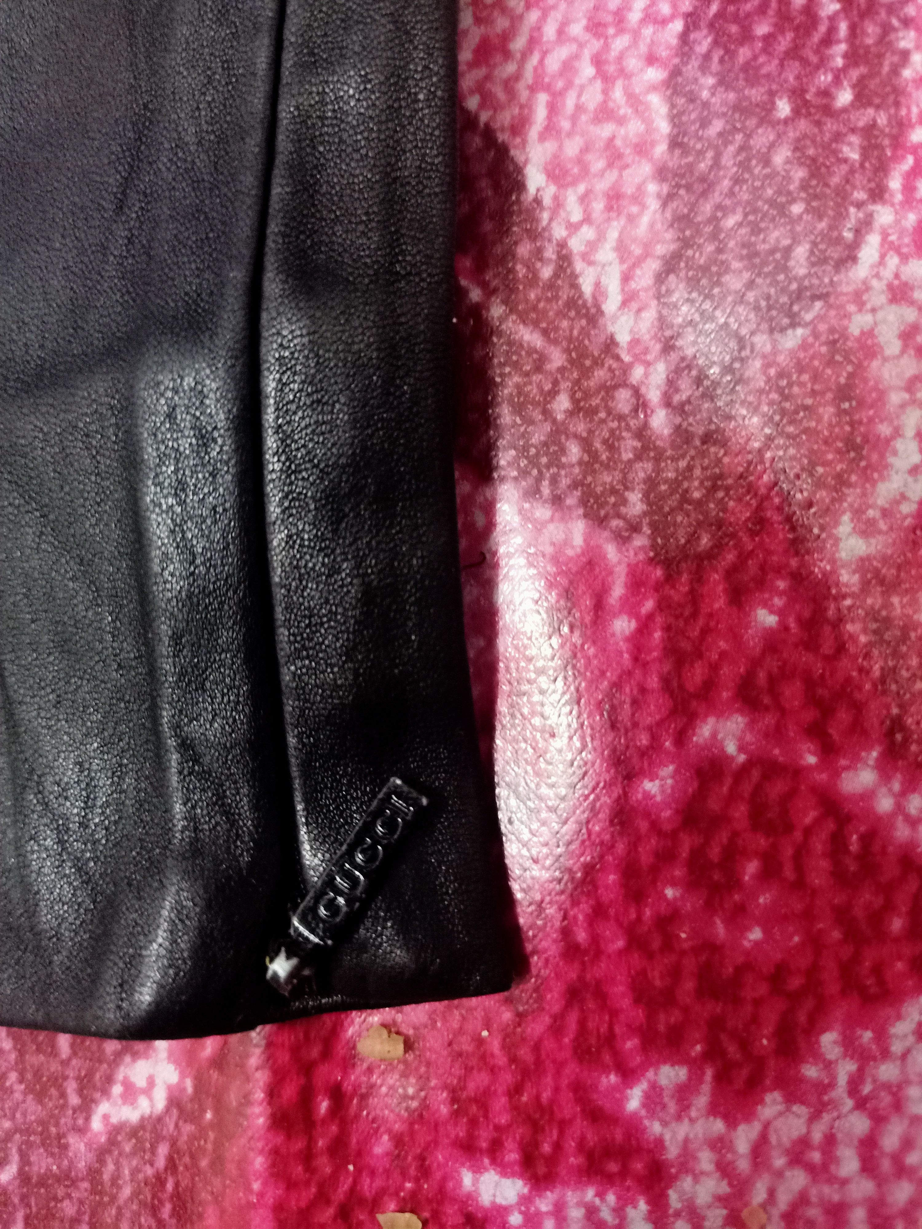Tom Ford Distressed Thrashed Gucci Leggings Pants Half Leather Size 32" / US 10 / IT 46 - 3 Thumbnail