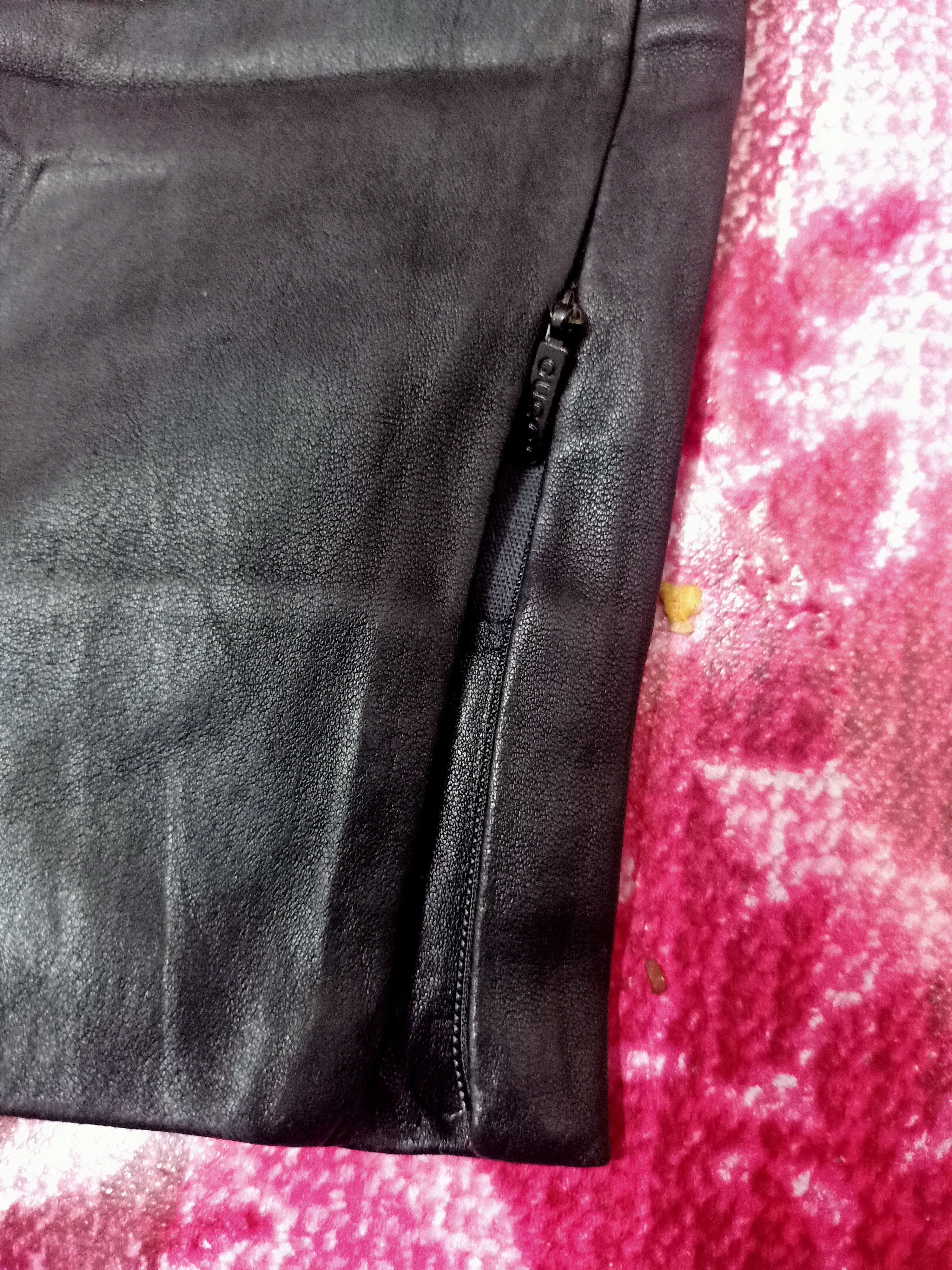 Tom Ford Distressed Thrashed Gucci Leggings Pants Half Leather Size 32" / US 10 / IT 46 - 4 Thumbnail