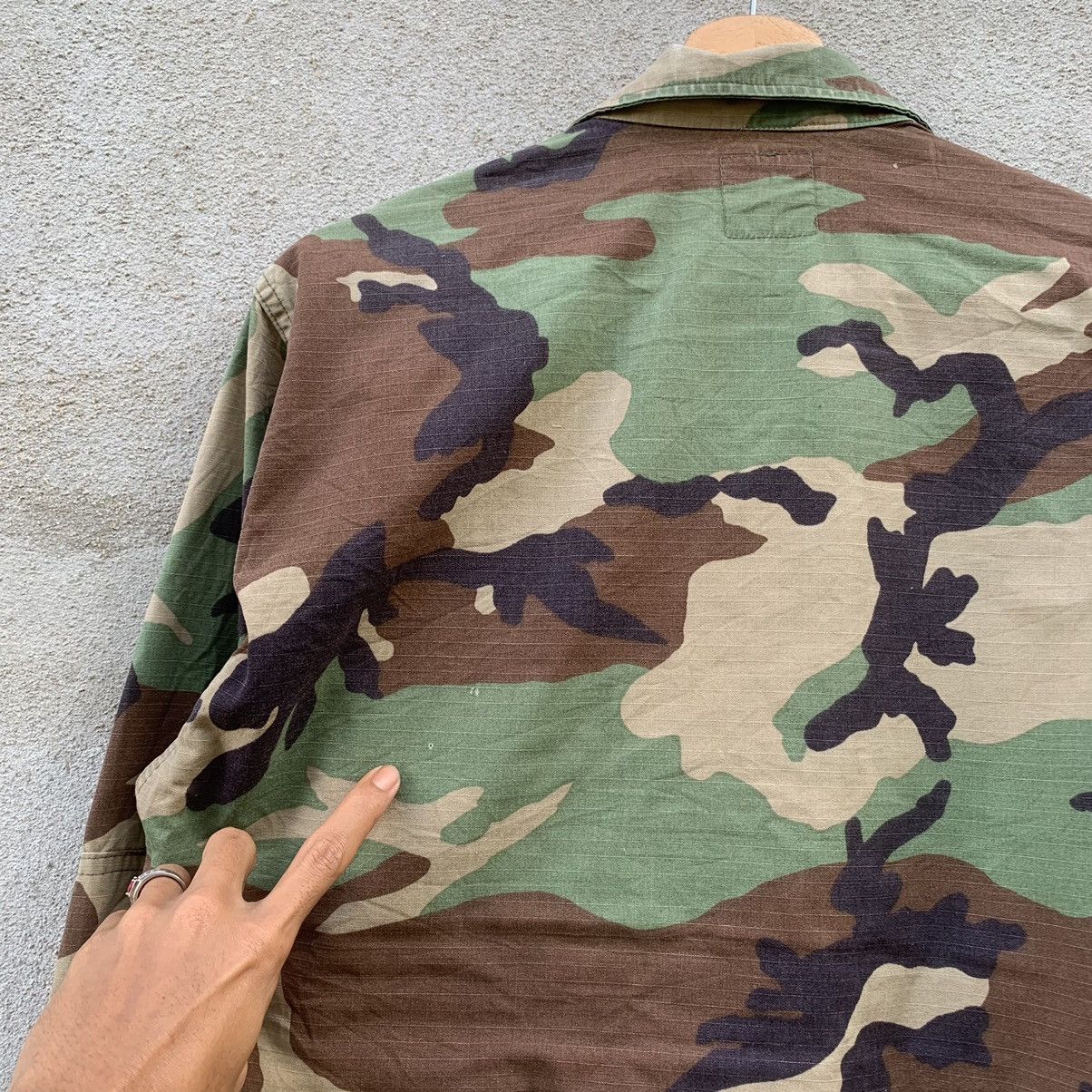 Other USMC WOODLAND RIPSTOP POPLIN VINTAGE CAMO JACKET Size US M / EU 48-50 / 2 - 12 Thumbnail