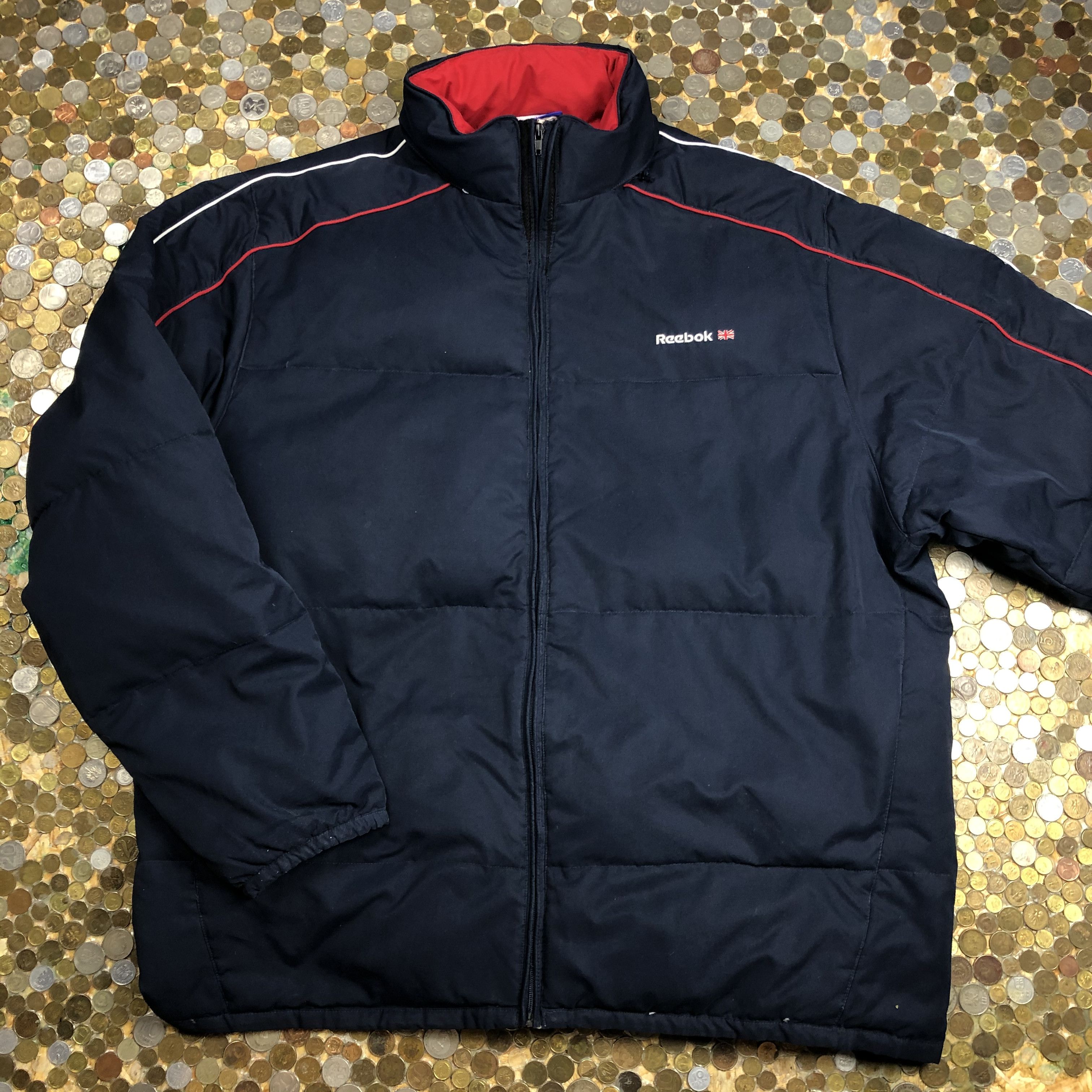 Reebok Reebok Vintage Winter Jacket big logo 90's Size US XL / EU 56 / 4 - 1 Thumbnail
