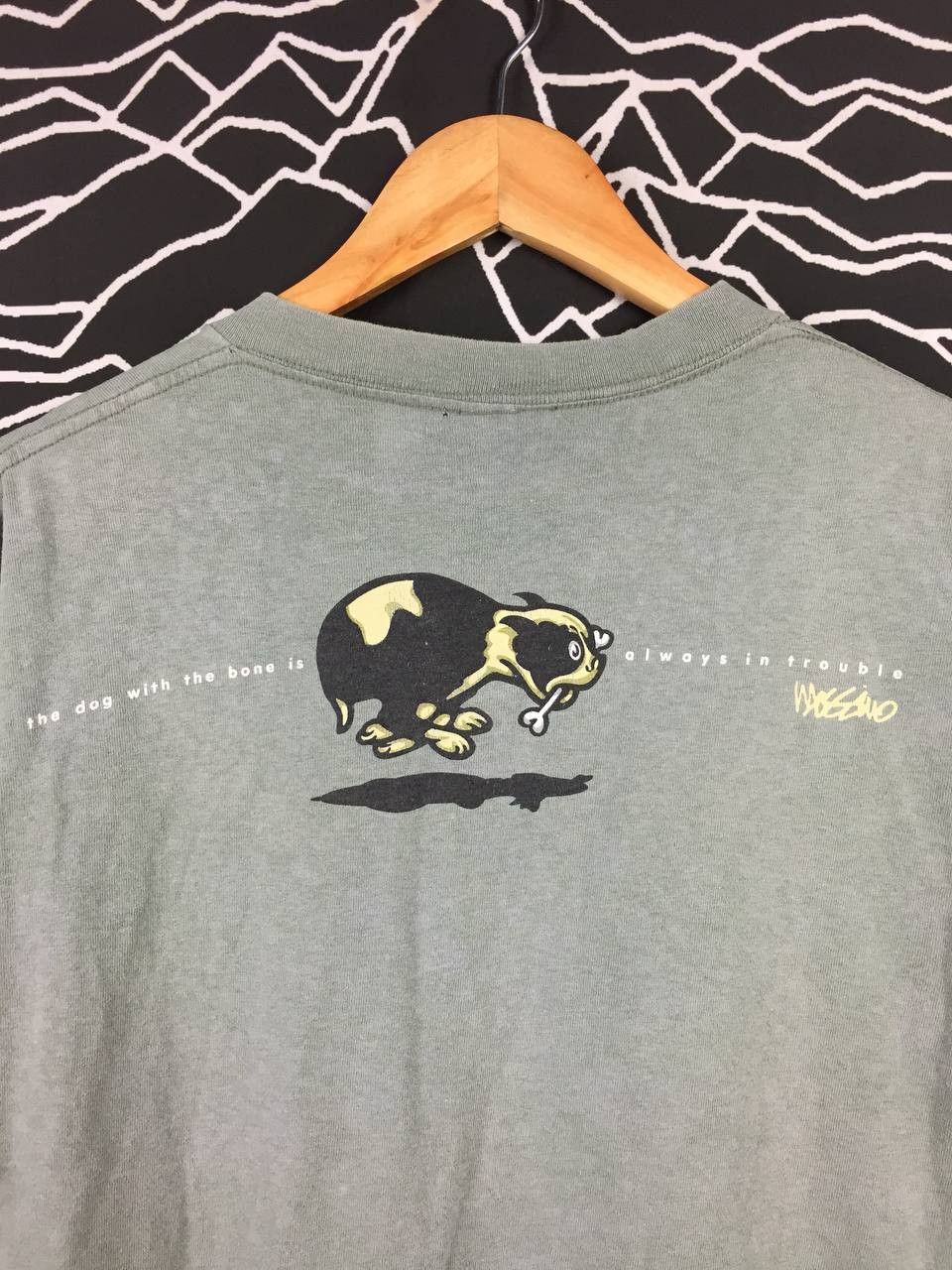Mossimo Vtg Mossimo Skateboards Bone Graphic Tee Size US L / EU 52-54 / 3 - 9 Thumbnail