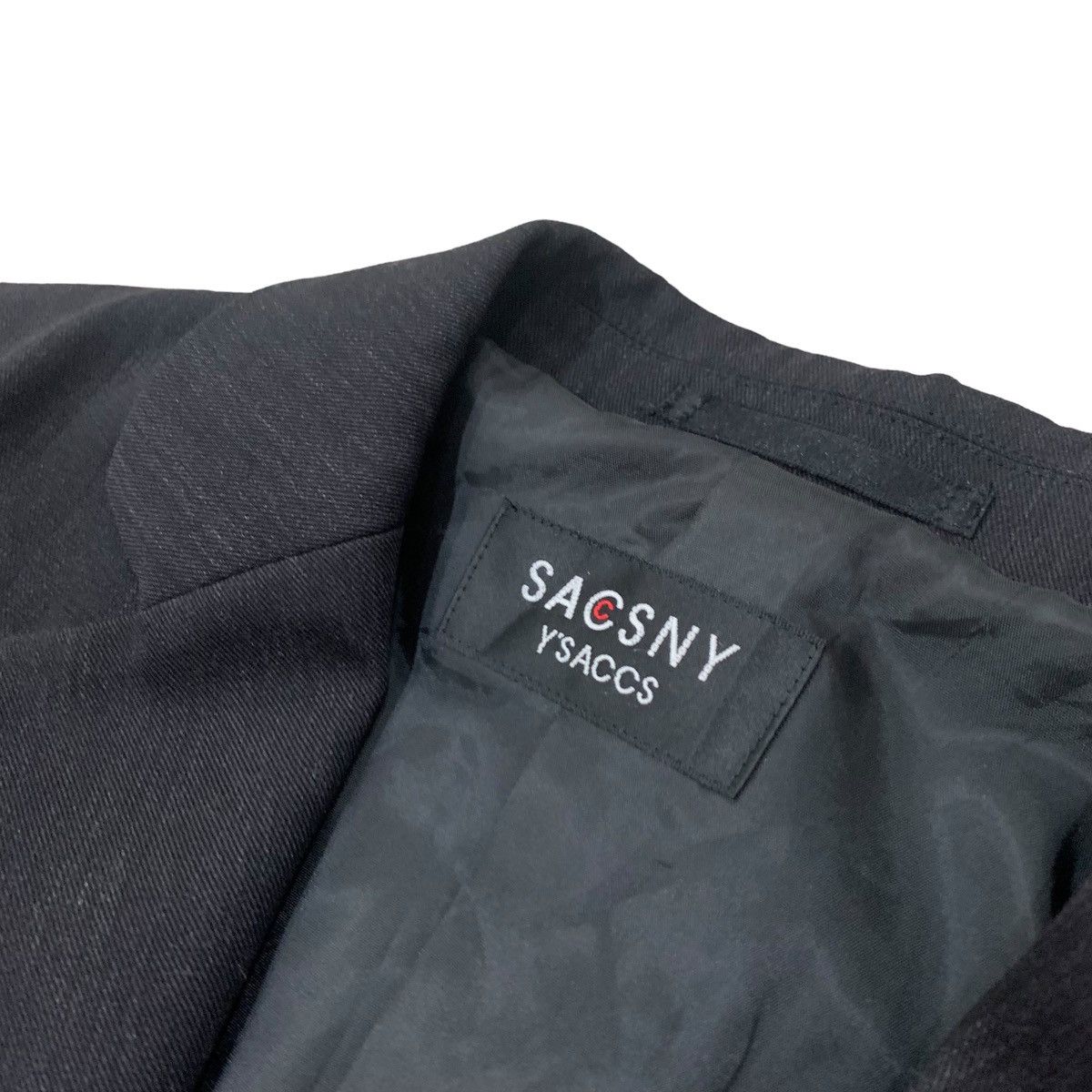 Yohji Yamamoto Sacsny Y’saccs Yohji Yamamoto Black Button Jacket Size S / US 4 / IT 40 - 5 Thumbnail
