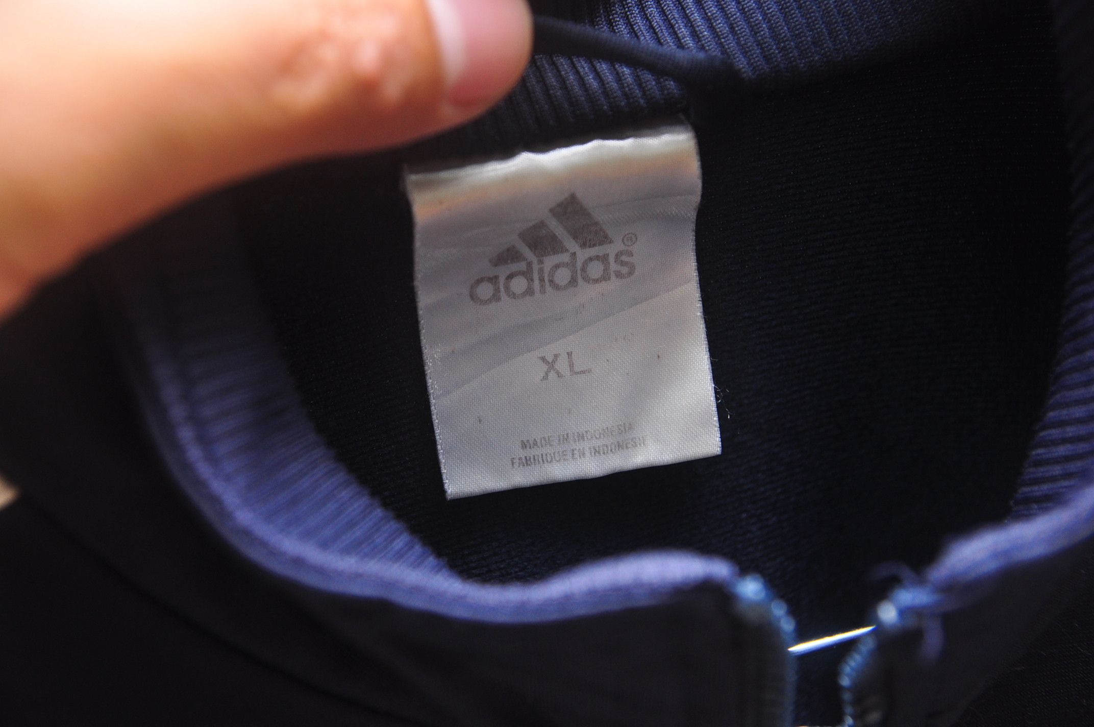 Adidas Vintage 90s Adidas Sweater / track stripe athletic Size US XL / EU 56 / 4 - 4 Thumbnail