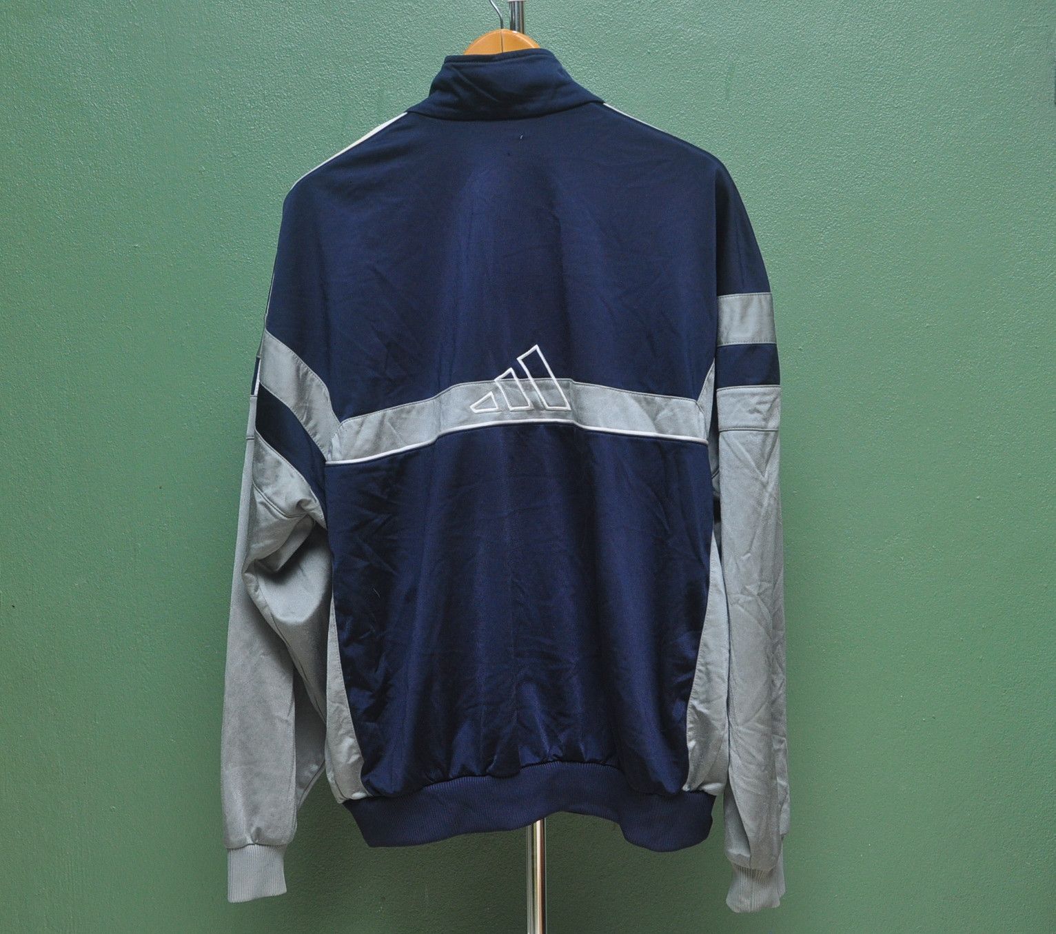 Adidas Vintage 90s Adidas Sweater / track stripe athletic Size US XL / EU 56 / 4 - 3 Thumbnail