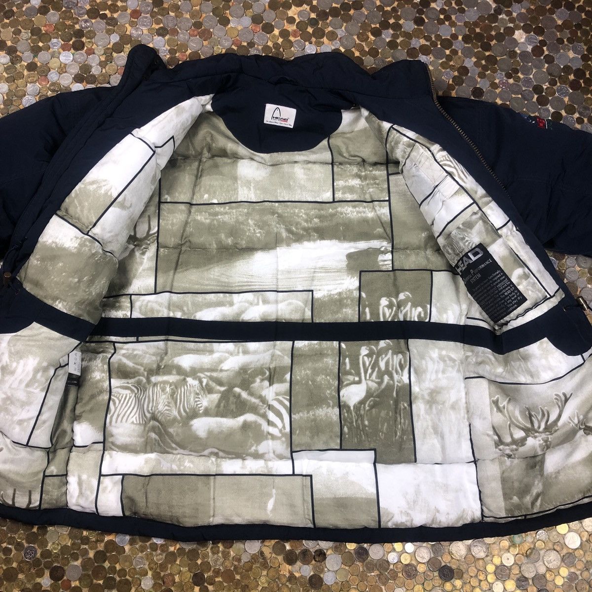 Vintage Head winter jacket with print Size US M / EU 48-50 / 2 - 3 Thumbnail