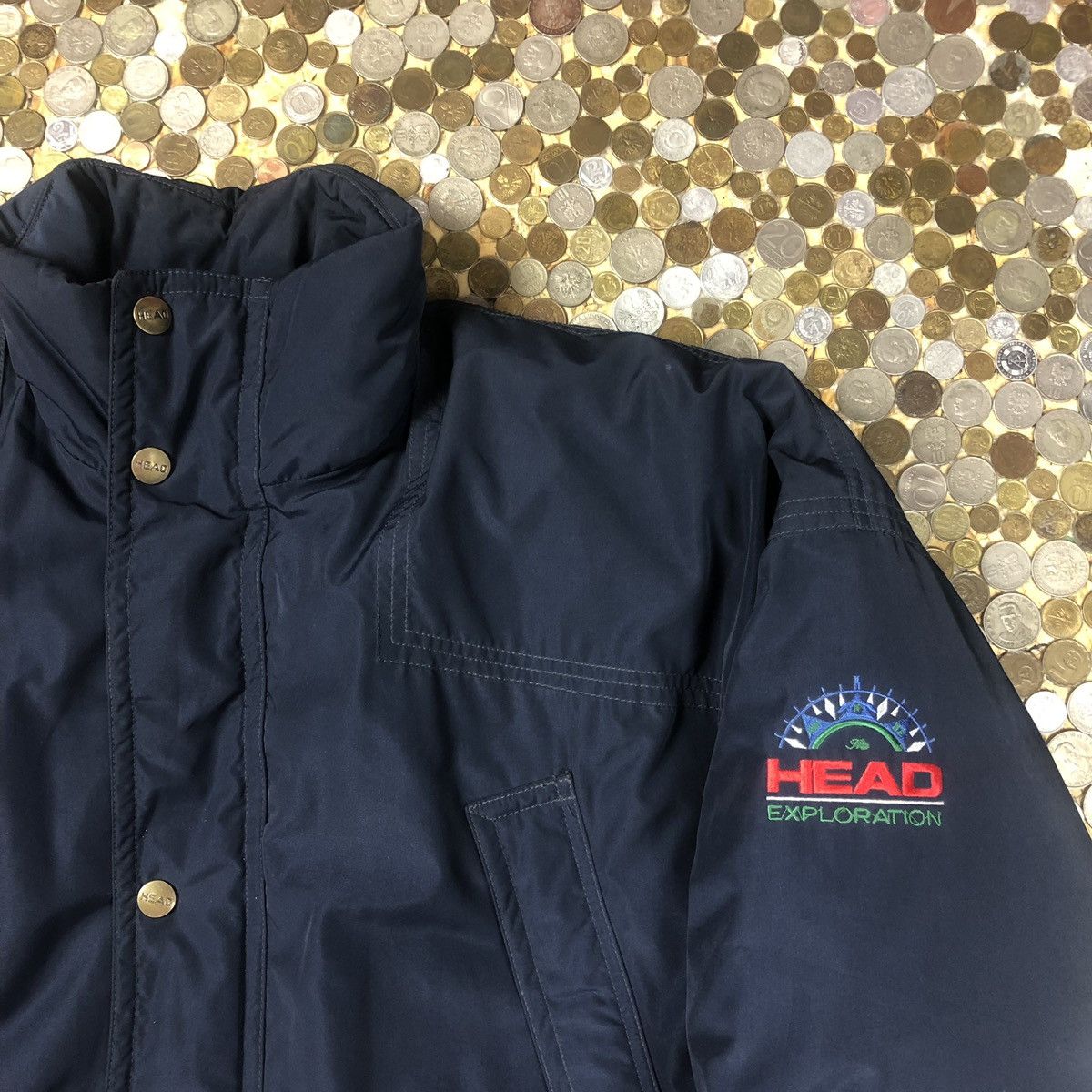 Vintage Head winter jacket with print Size US M / EU 48-50 / 2 - 2 Thumbnail
