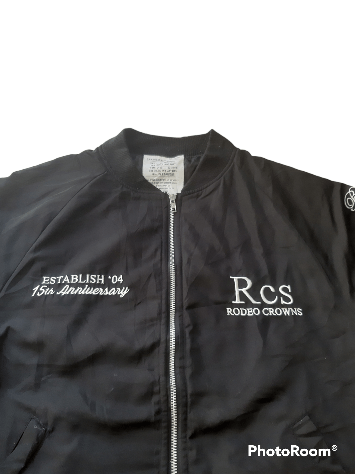 Japanese Brand Rare Rodeo Crowns 15th Anniversary Bomber Jacket Big Logo Size US L / EU 52-54 / 3 - 4 Thumbnail