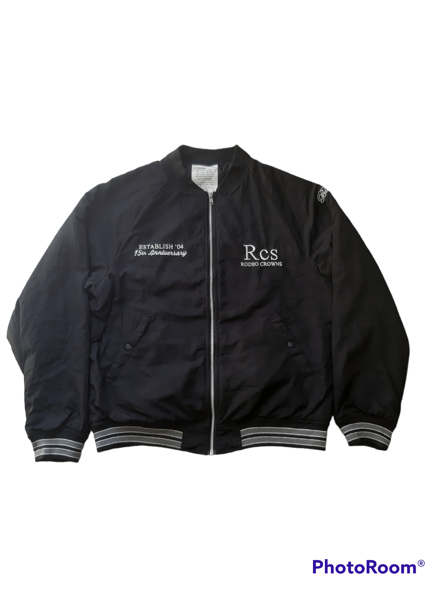 Japanese Brand Rare Rodeo Crowns 15th Anniversary Bomber Jacket Big Logo Size US L / EU 52-54 / 3 - 3 Thumbnail