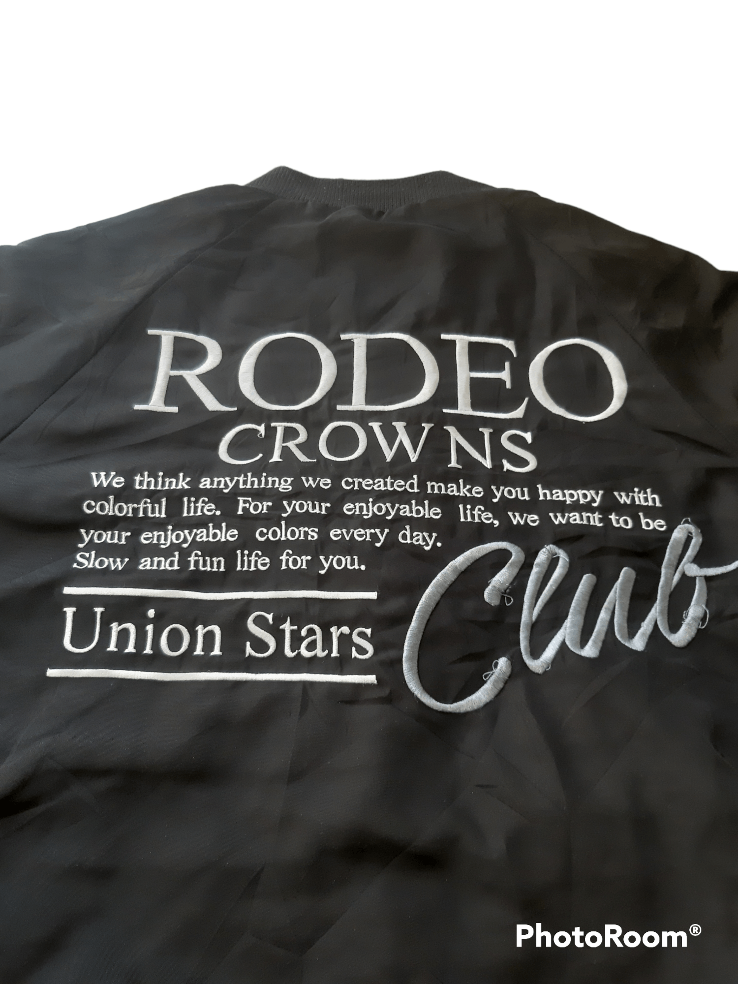 Japanese Brand Rare Rodeo Crowns 15th Anniversary Bomber Jacket Big Logo Size US L / EU 52-54 / 3 - 2 Thumbnail