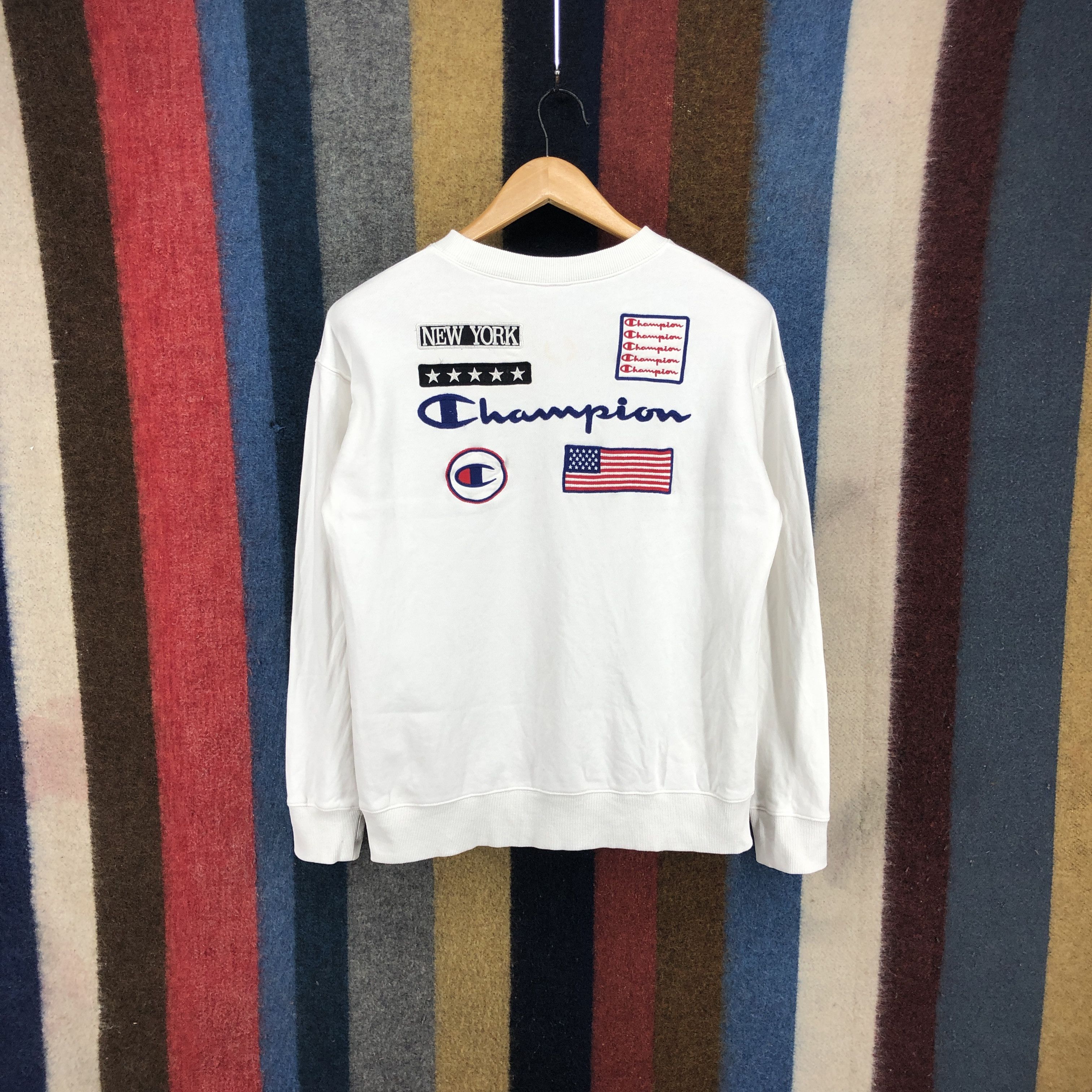 Champion CHAMPION N.Y Baroque Usa Limited Sweatshirt #0295/N Size US M / EU 48-50 / 2 - 1 Thumbnail
