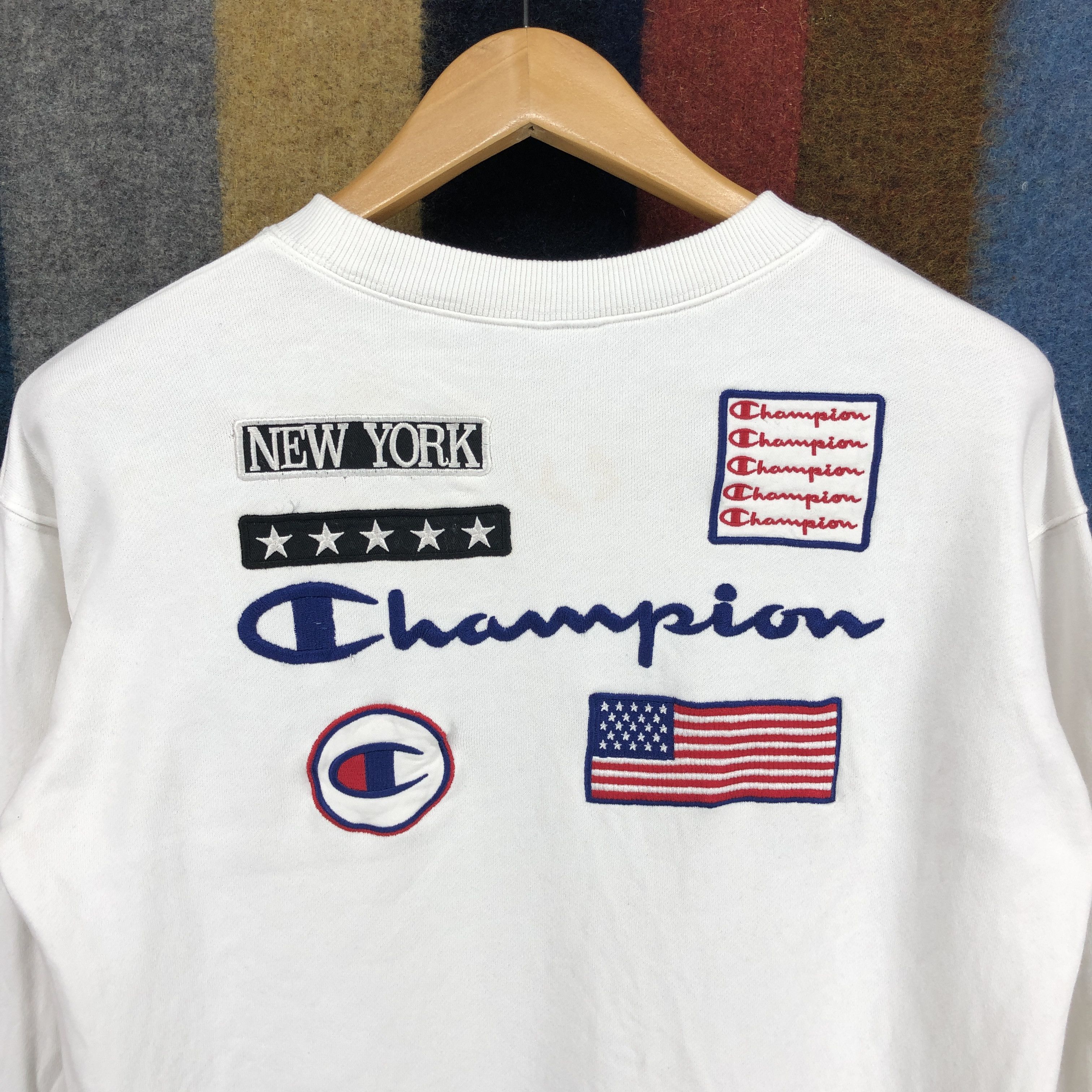 Champion CHAMPION N.Y Baroque Usa Limited Sweatshirt #0295/N Size US M / EU 48-50 / 2 - 2 Thumbnail