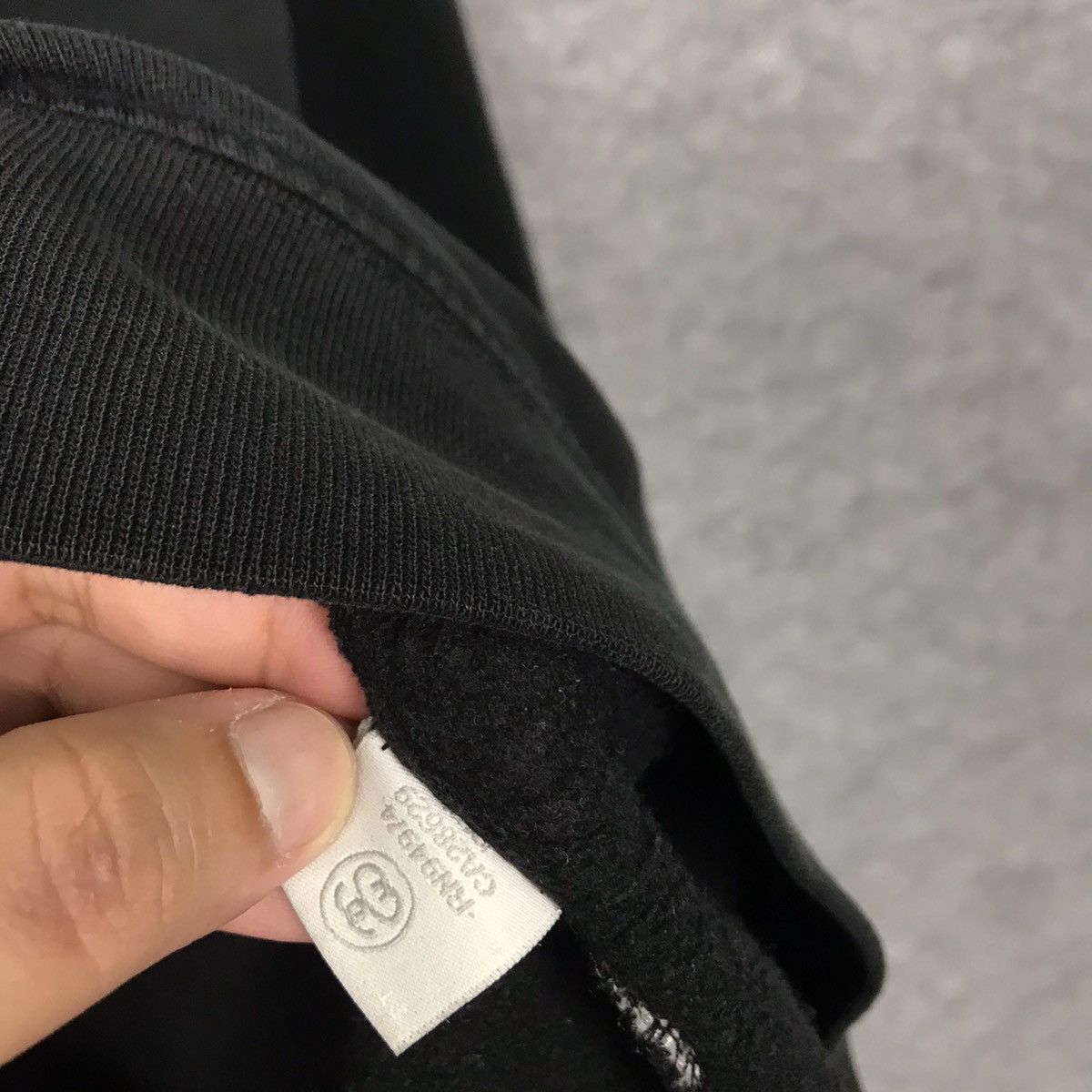 Stussy × Vintage Vintage Stussy Embroidery Distressed Black sweatshirt Size US M / EU 48-50 / 2 - 9 Thumbnail
