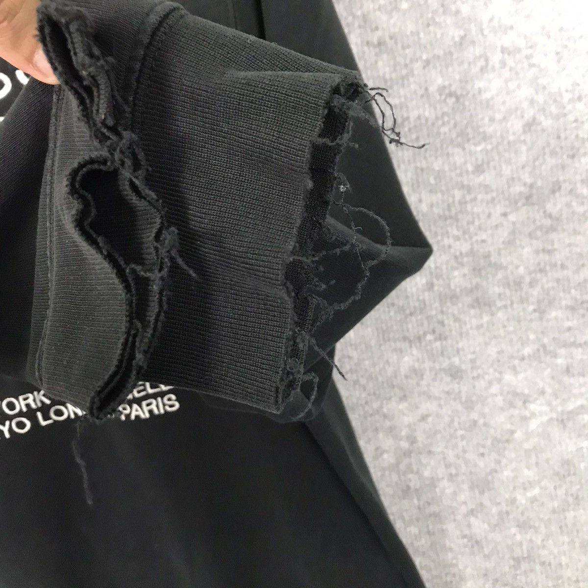 Stussy × Vintage Vintage Stussy Embroidery Distressed Black sweatshirt Size US M / EU 48-50 / 2 - 7 Thumbnail