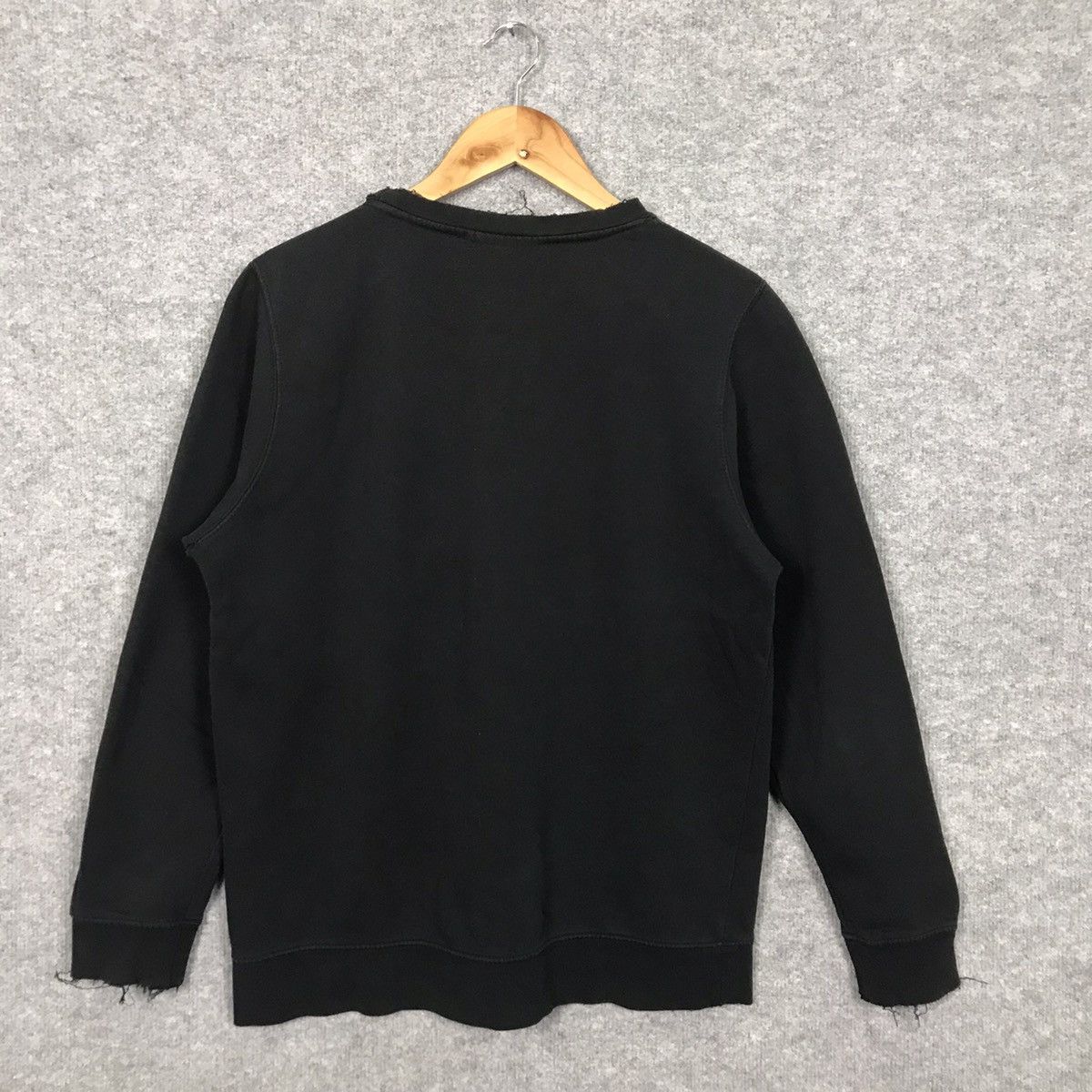 Stussy × Vintage Vintage Stussy Embroidery Distressed Black sweatshirt Size US M / EU 48-50 / 2 - 3 Thumbnail