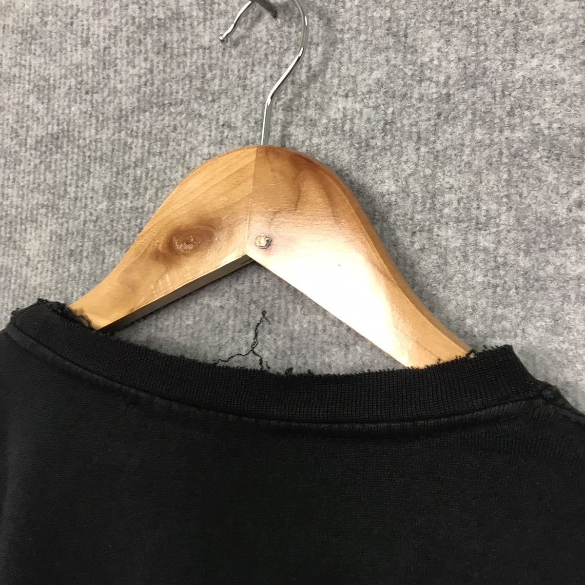 Stussy × Vintage Vintage Stussy Embroidery Distressed Black sweatshirt Size US M / EU 48-50 / 2 - 4 Thumbnail