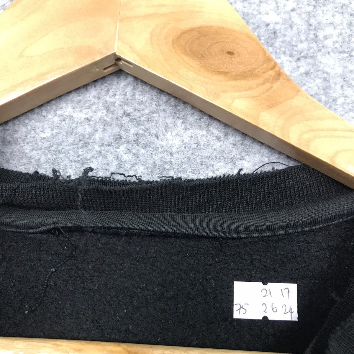 Stussy × Vintage Vintage Stussy Embroidery Distressed Black sweatshirt Size US M / EU 48-50 / 2 - 6 Thumbnail