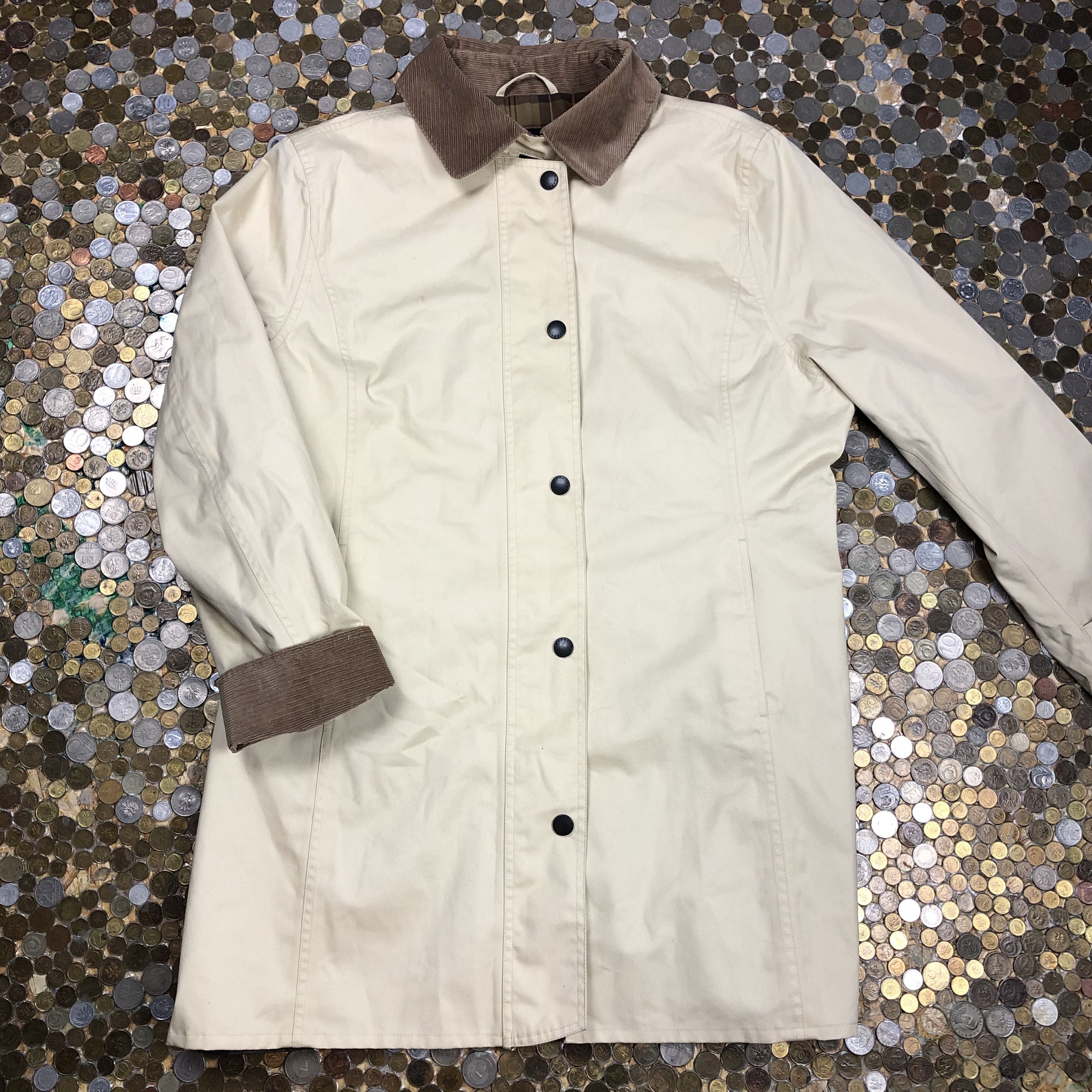Barbour × Vintage Barbour Vintage Coat 90's Size L / US 10 / IT 46 - 1 Thumbnail