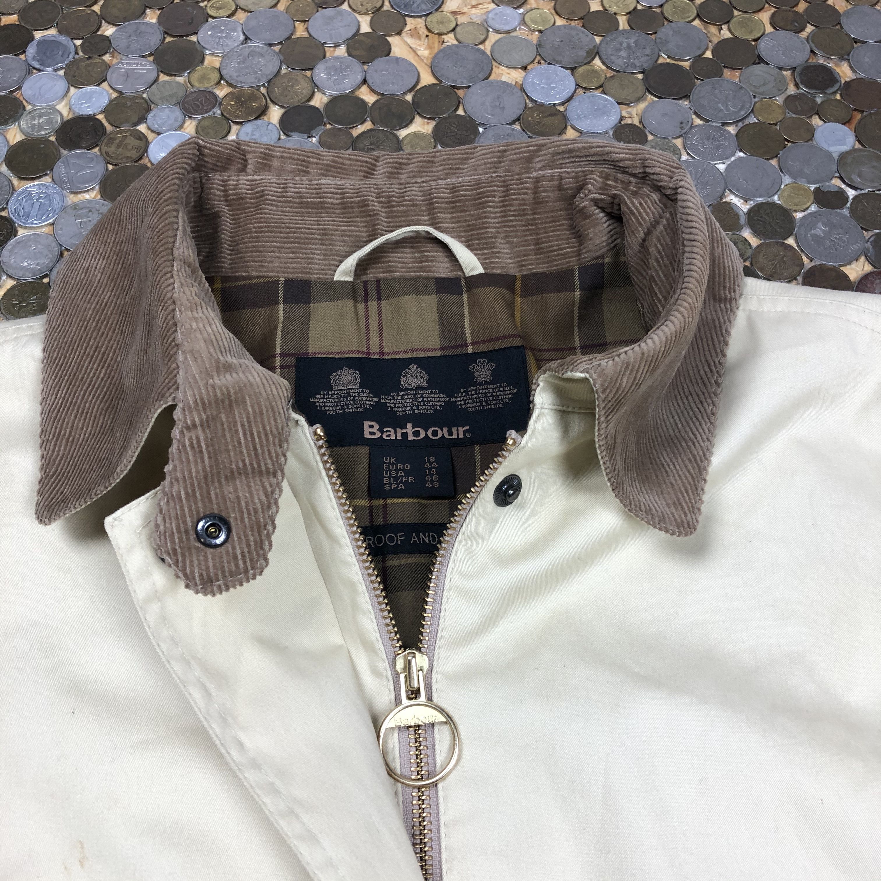 Barbour × Vintage Barbour Vintage Coat 90's Size L / US 10 / IT 46 - 3 Thumbnail