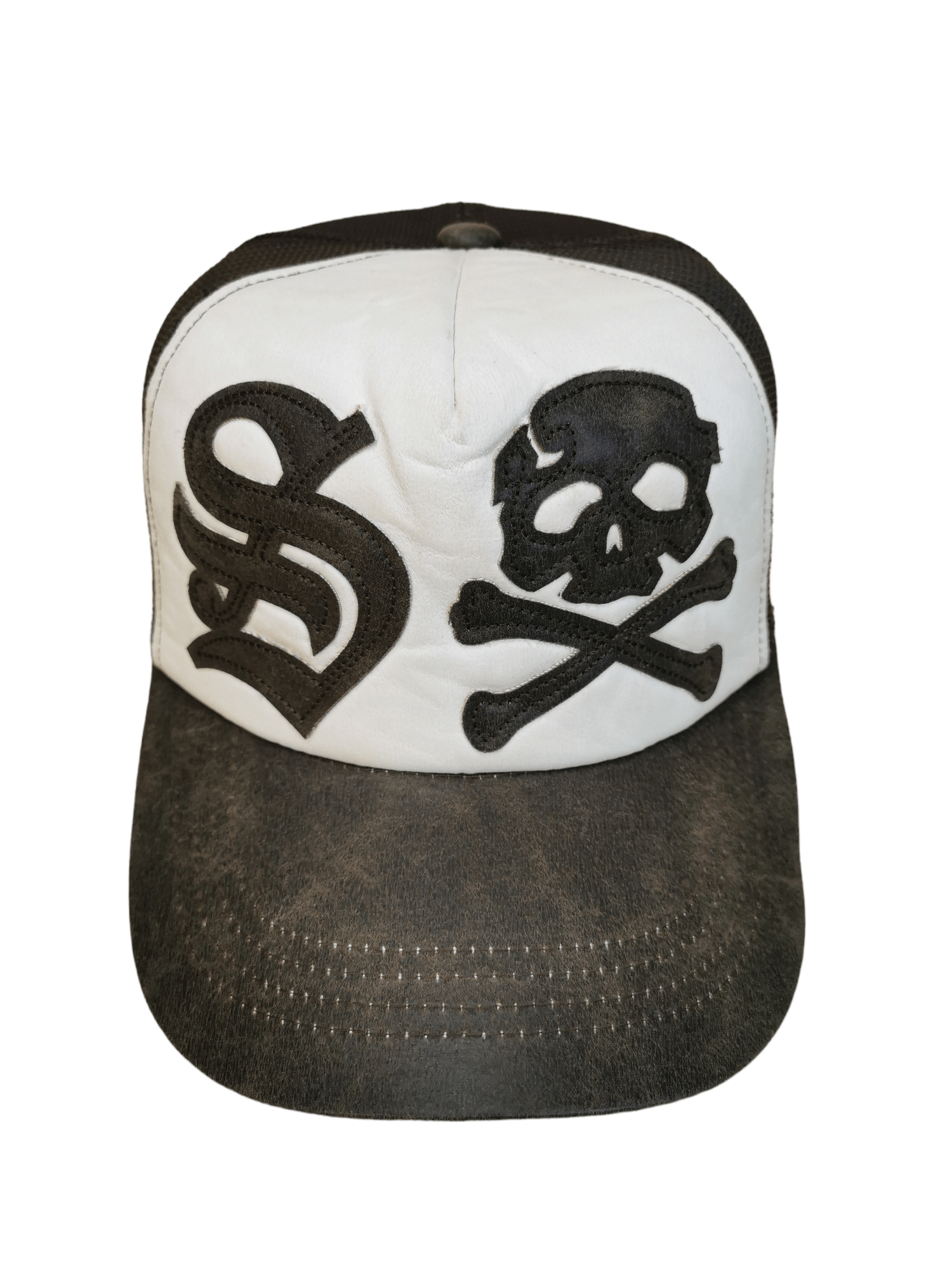 Designer × Seditionaries SEDITIONARIES SKULLS LEATHER DESIGNER HAT CAP Size ONE SIZE - 1 Thumbnail