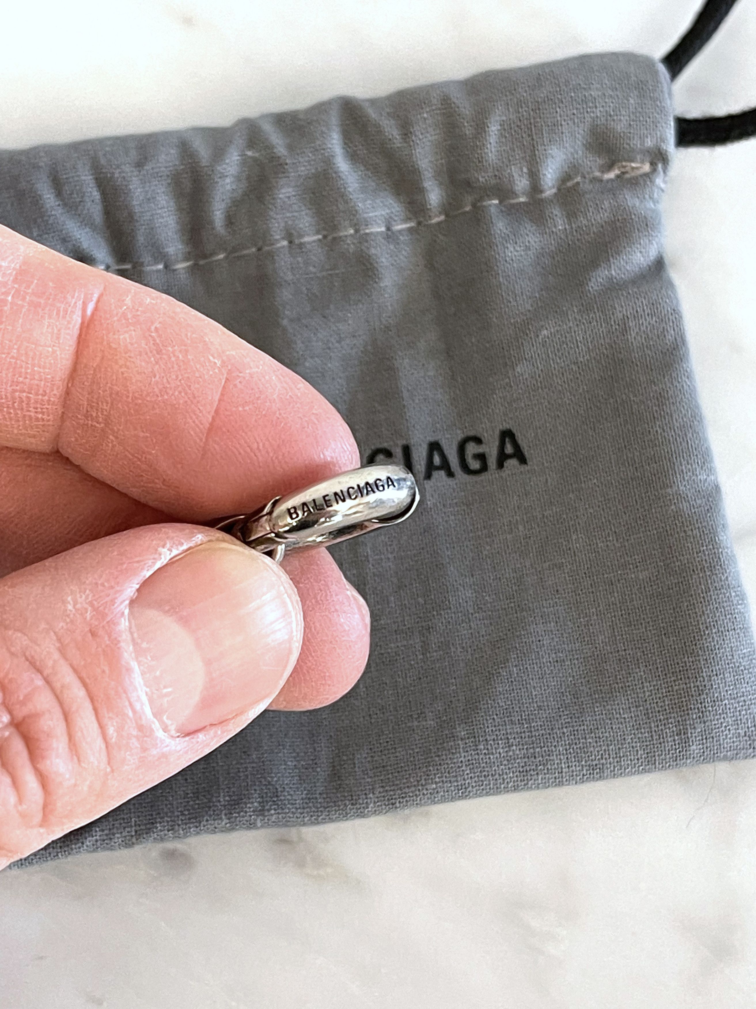 Balenciaga Summer 21 Bullet Pendant Earring NIB (OS) Size ONE SIZE - 4 Thumbnail