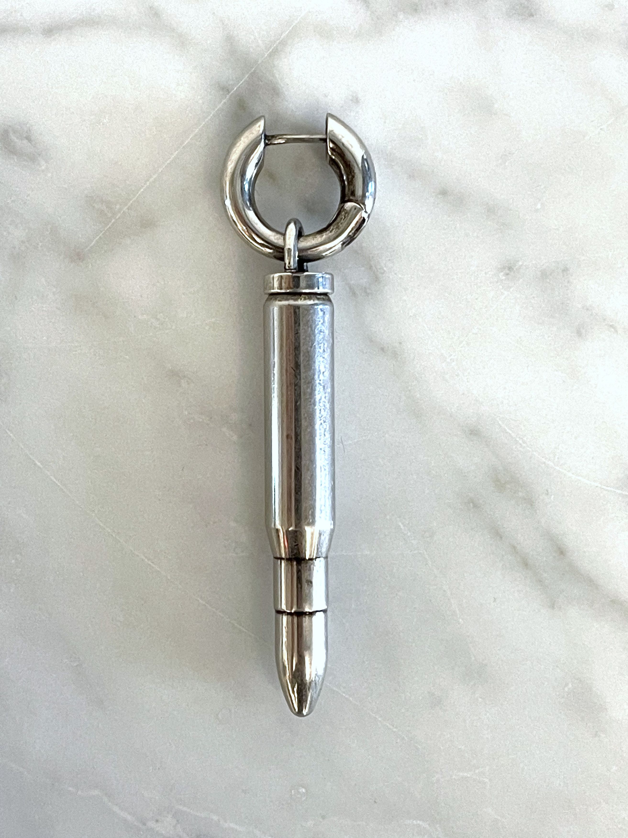 Balenciaga Summer 21 Bullet Pendant Earring NIB (OS) Size ONE SIZE - 3 Thumbnail