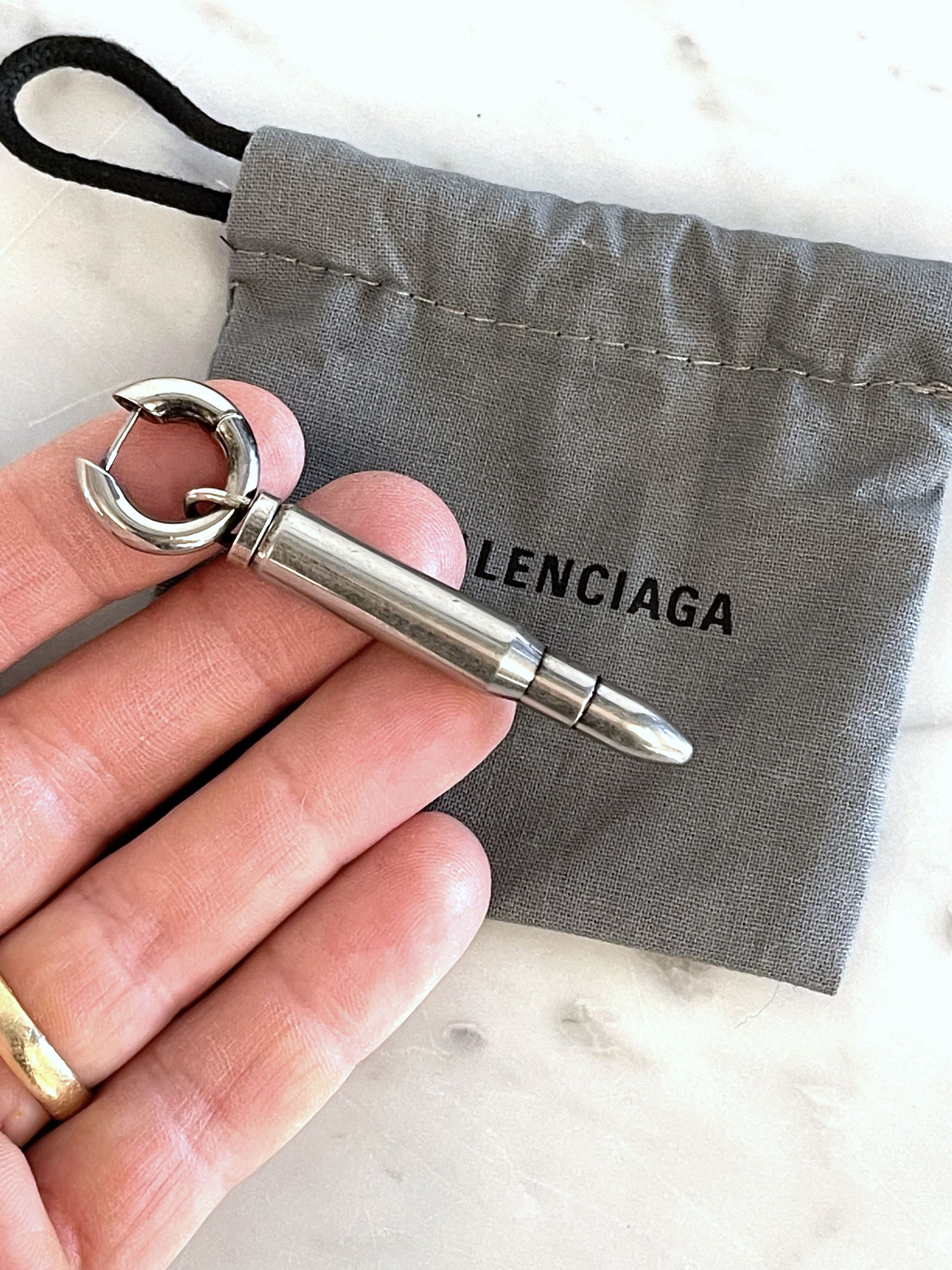 Balenciaga Summer 21 Bullet Pendant Earring NIB (OS) Size ONE SIZE - 7 Thumbnail