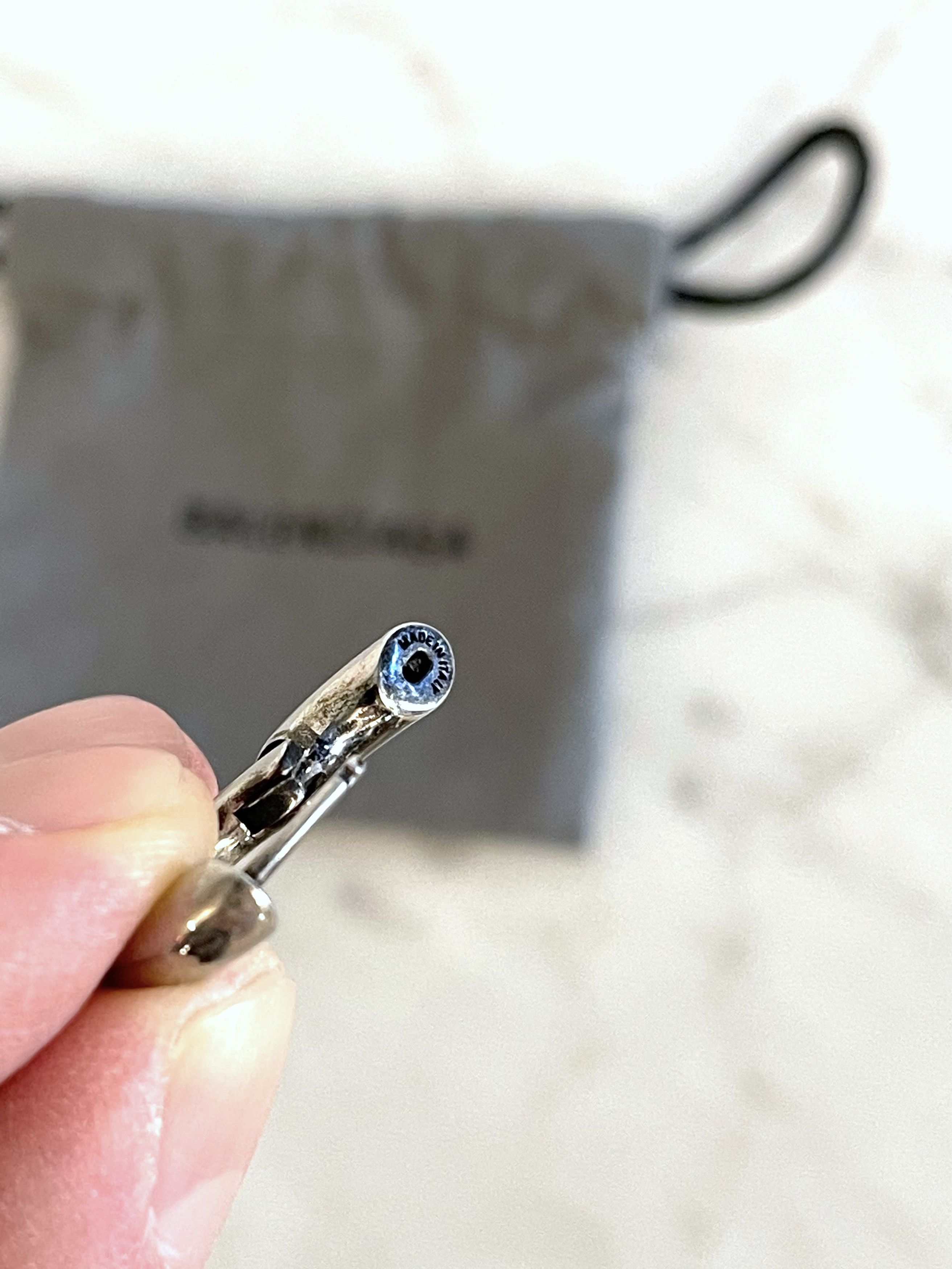 Balenciaga Summer 21 Bullet Pendant Earring NIB (OS) Size ONE SIZE - 5 Thumbnail