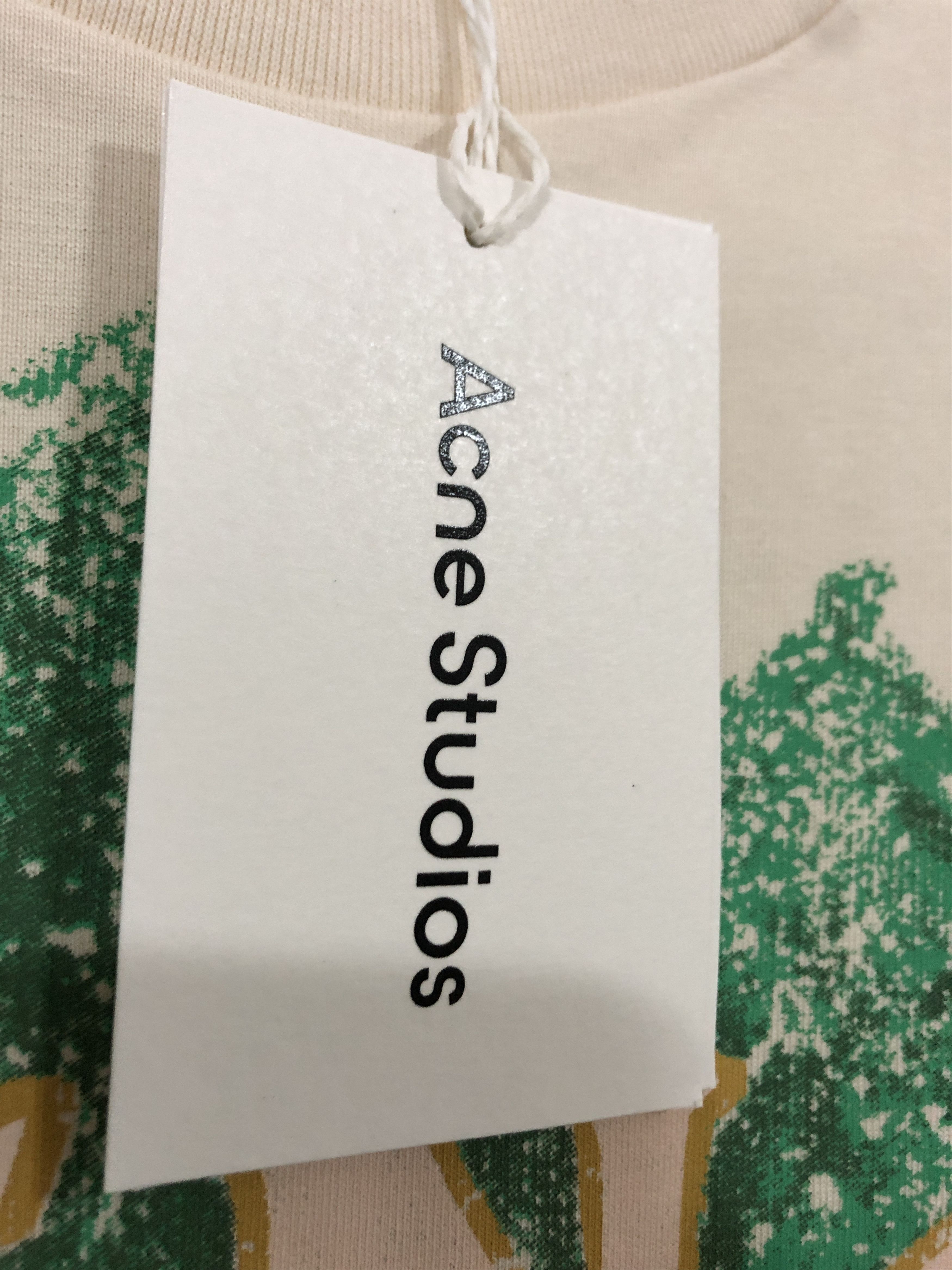 Acne Studios UNISEX Grant Levy Fikka Bear-Print Oversized T
