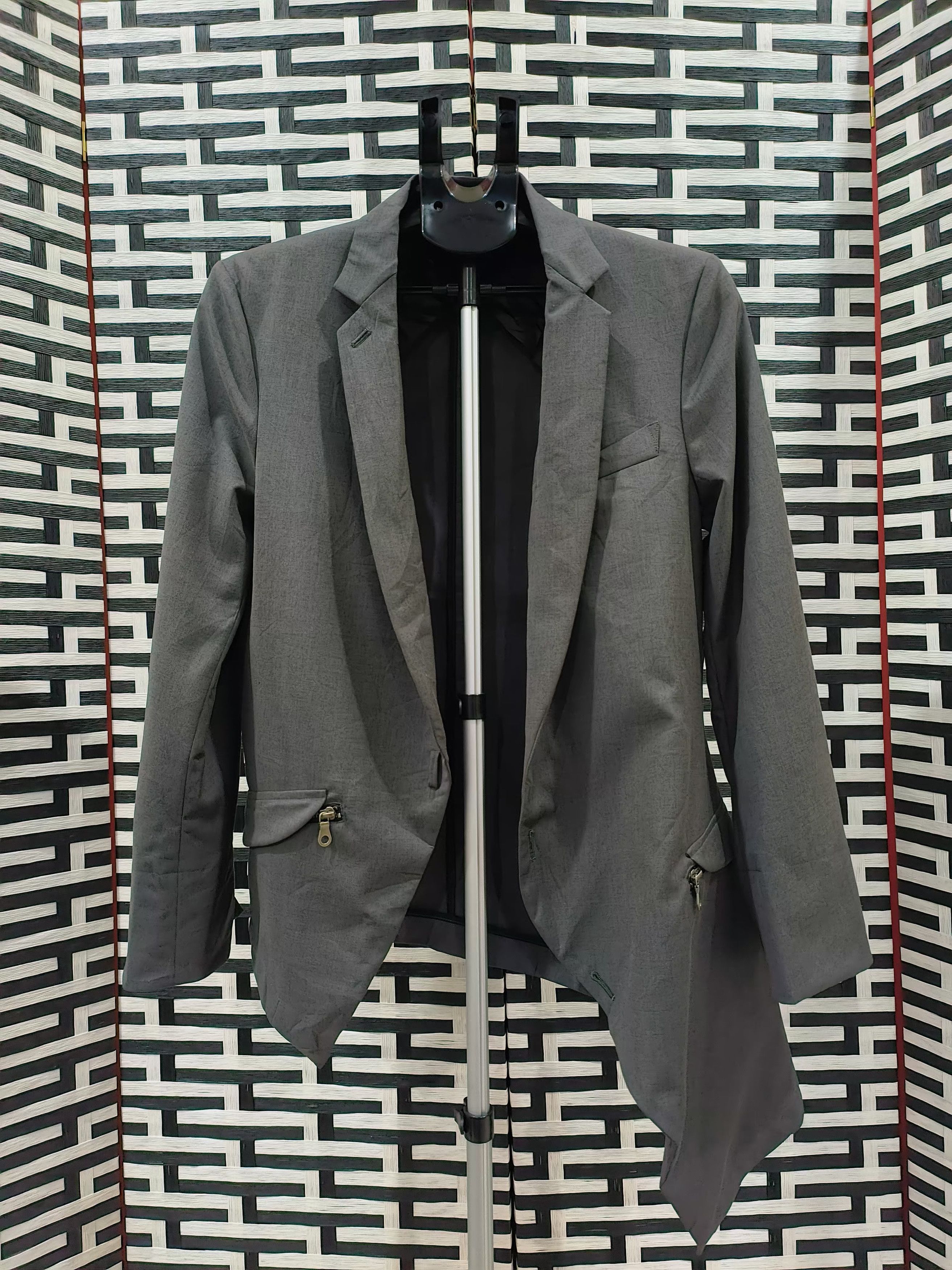 image of Ppfm Punk Blazers in Grey, Men's (Size Medium)