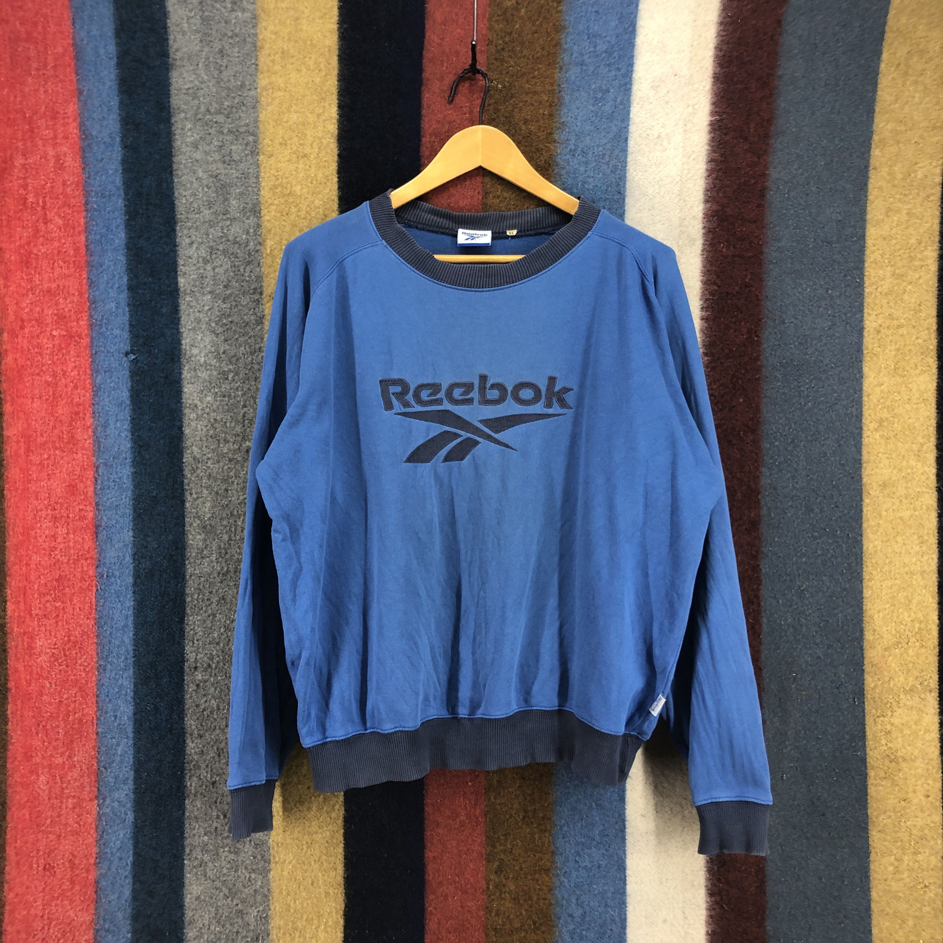 Reebok Vintage REEBOK Crew Neck Sweatshirt #0725/AF Size US L / EU 52-54 / 3 - 1 Thumbnail