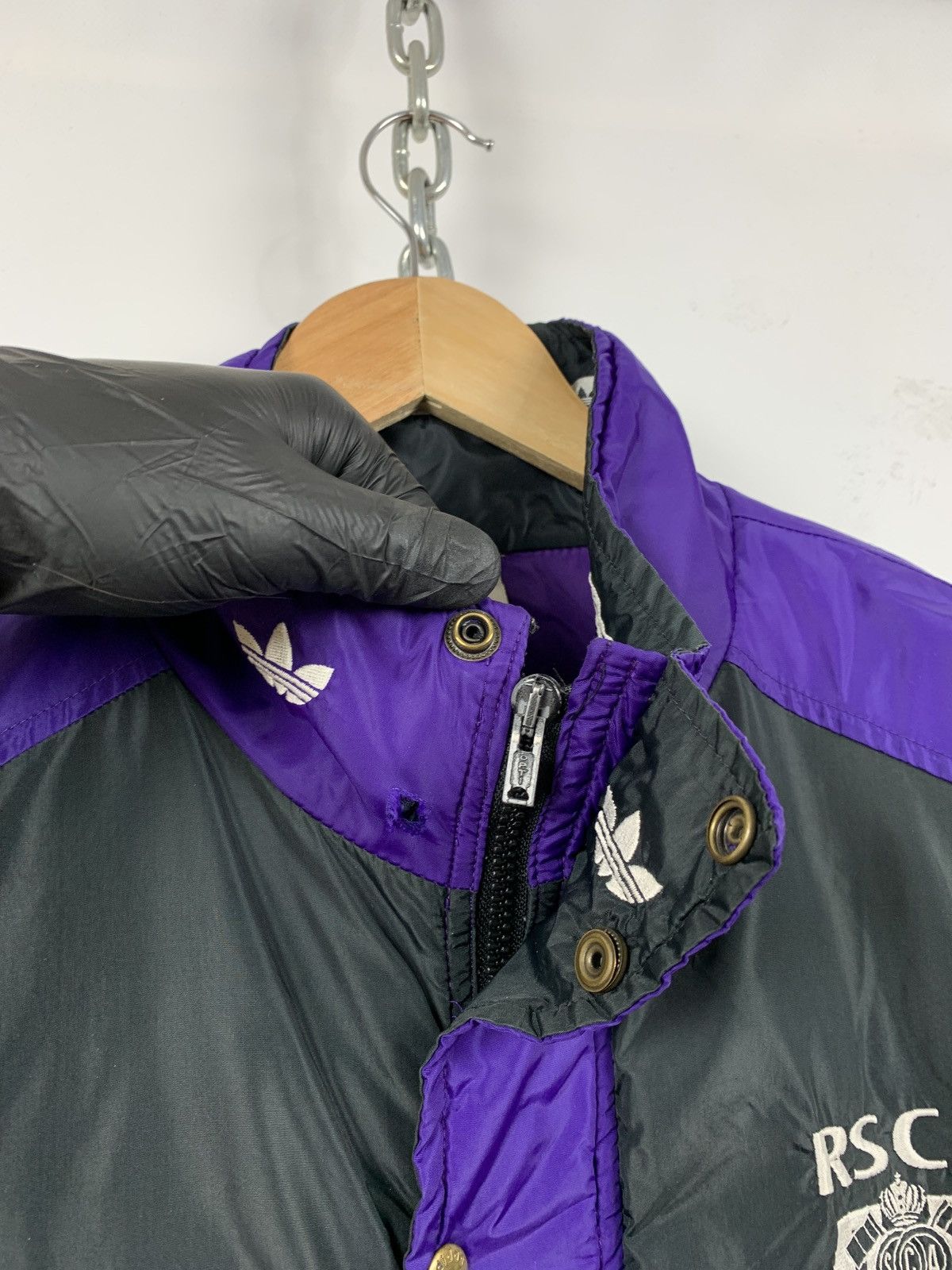 Adidas Vintage 1994-95 Adidas RSC Anderlecht Coat Jacket Size US M / EU 48-50 / 2 - 21 Thumbnail