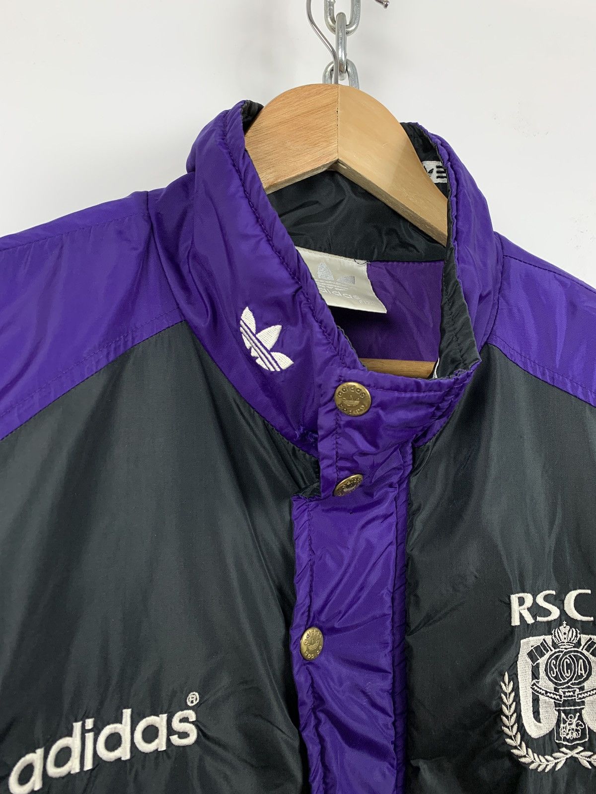 Adidas Vintage 1994-95 Adidas RSC Anderlecht Coat Jacket Size US M / EU 48-50 / 2 - 7 Thumbnail