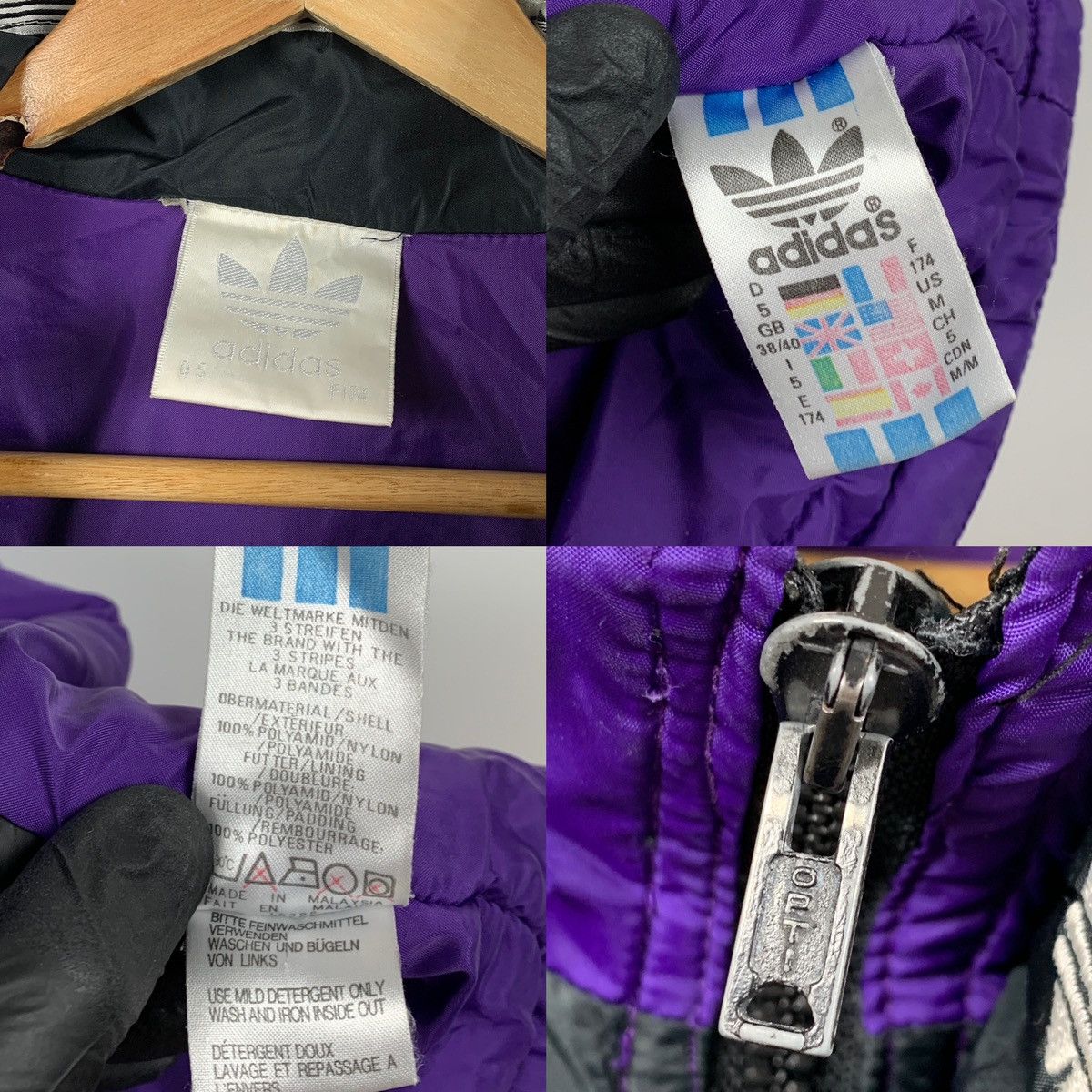 Adidas Vintage 1994-95 Adidas RSC Anderlecht Coat Jacket Size US M / EU 48-50 / 2 - 22 Thumbnail