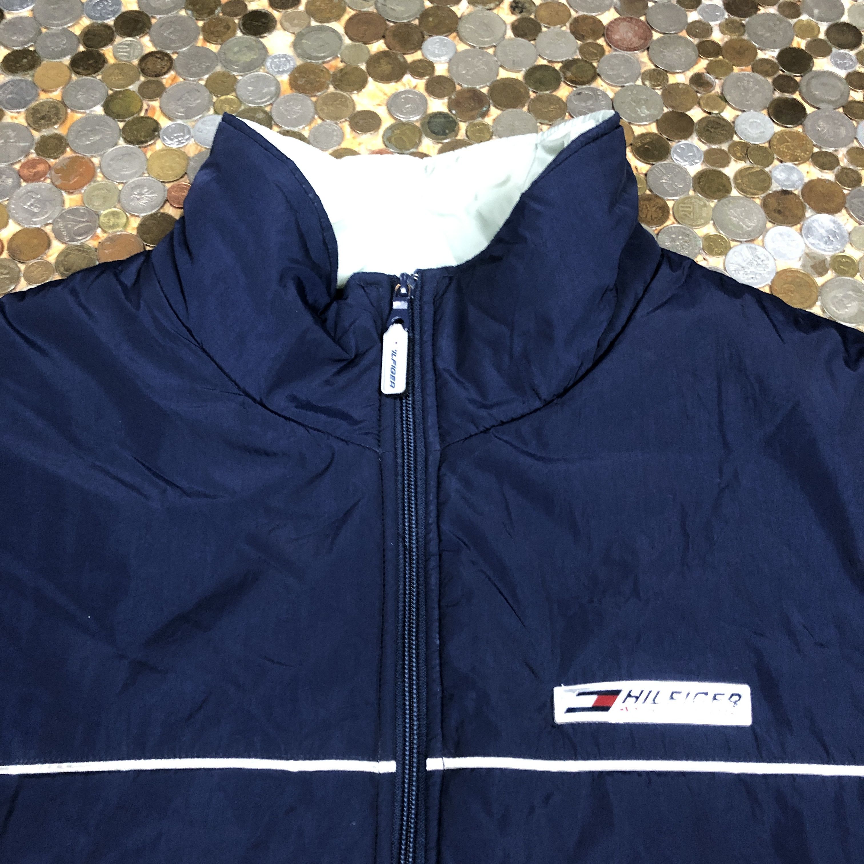 Tommy Hilfiger Tommy Hilfiger Puffer warm winter jacket 90's Size US L / EU 52-54 / 3 - 3 Thumbnail