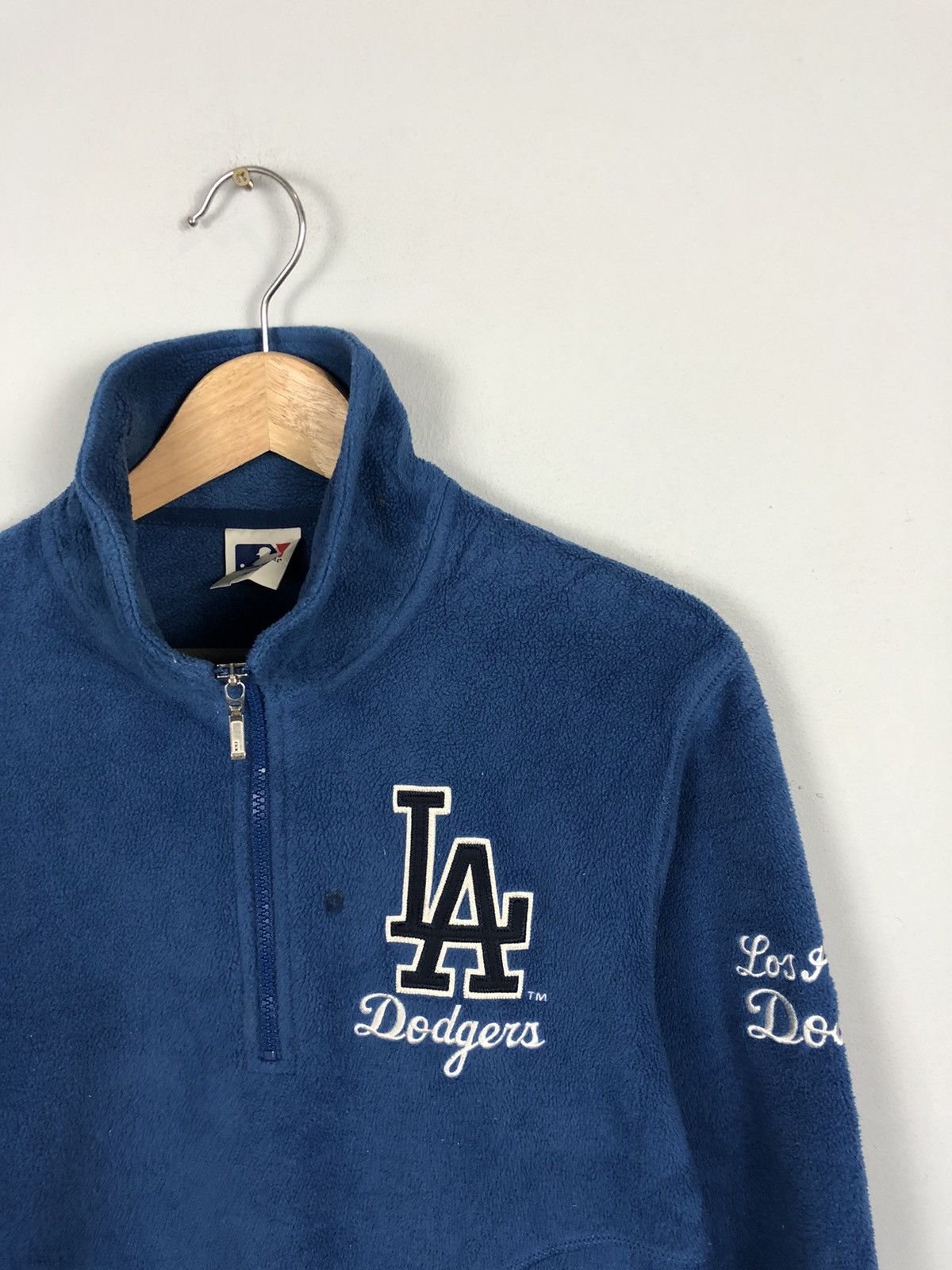 MLB Major league baseball La Dodger Fleece Jacket Size US M / EU 48-50 / 2 - 2 Thumbnail