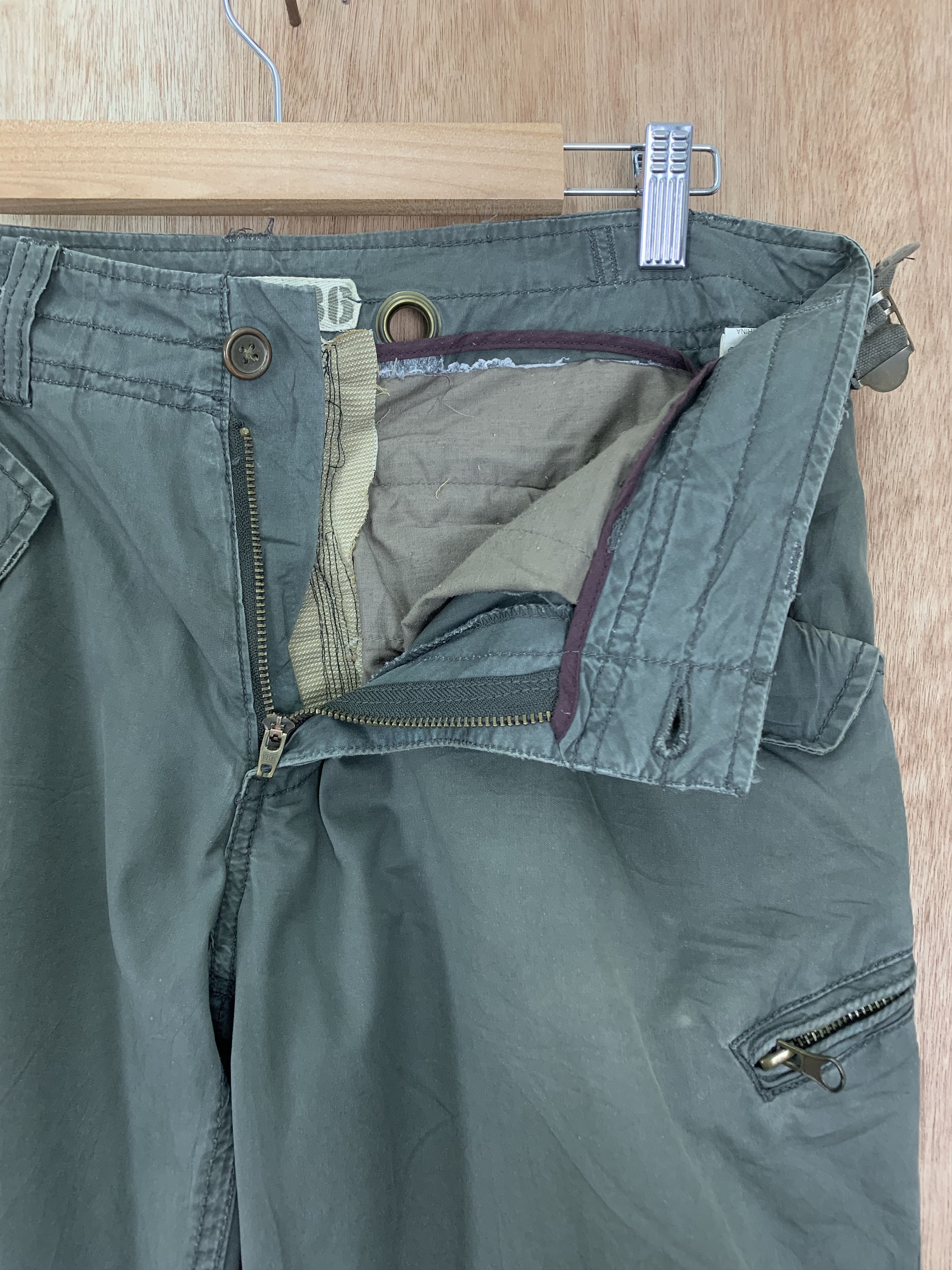 Japanese Brand Cargo Pants RCC Multipocket Seditionaries Japanese Branded Size US 31 - 16 Thumbnail