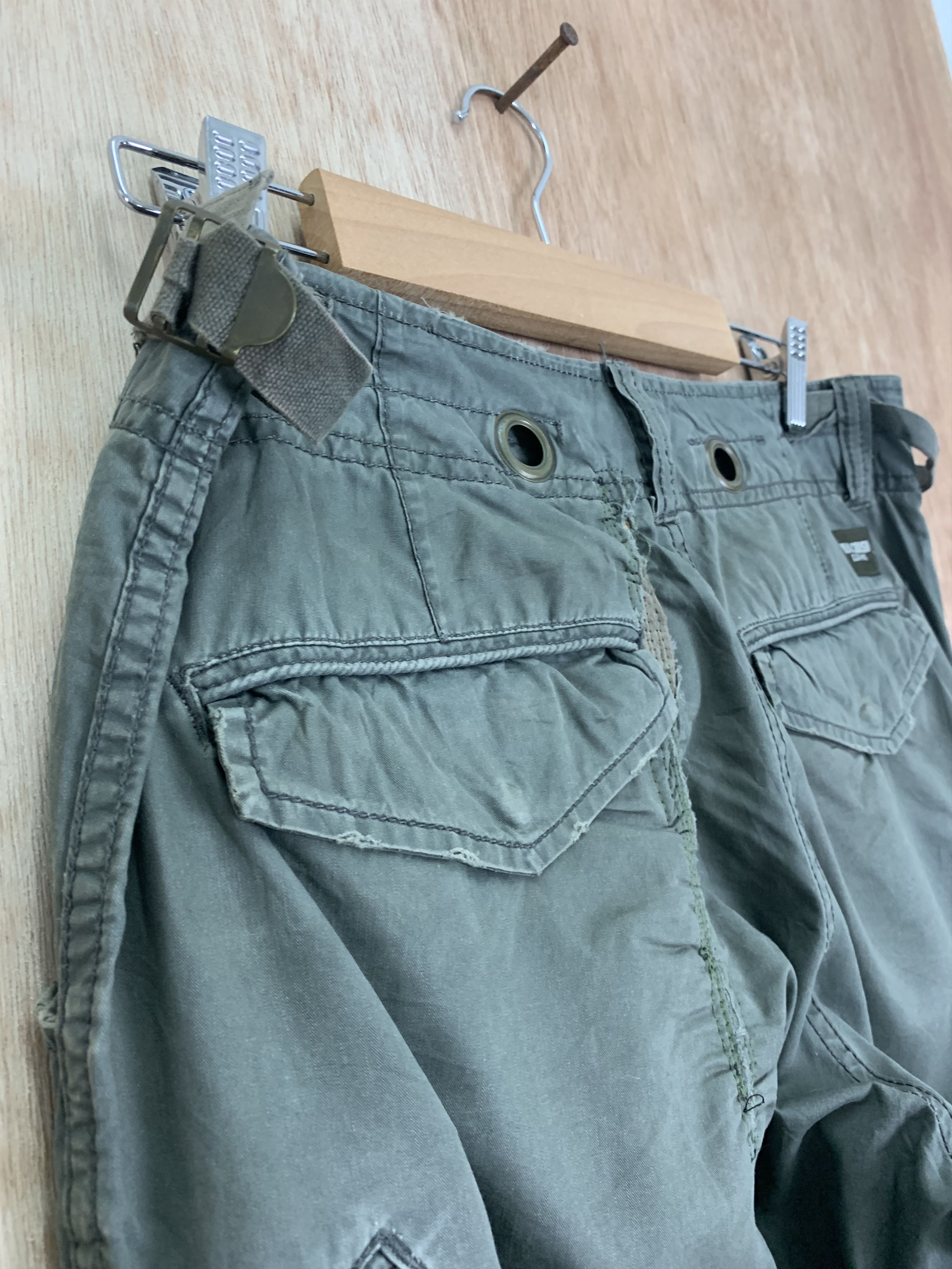 Japanese Brand Cargo Pants RCC Multipocket Seditionaries Japanese Branded Size US 31 - 22 Thumbnail