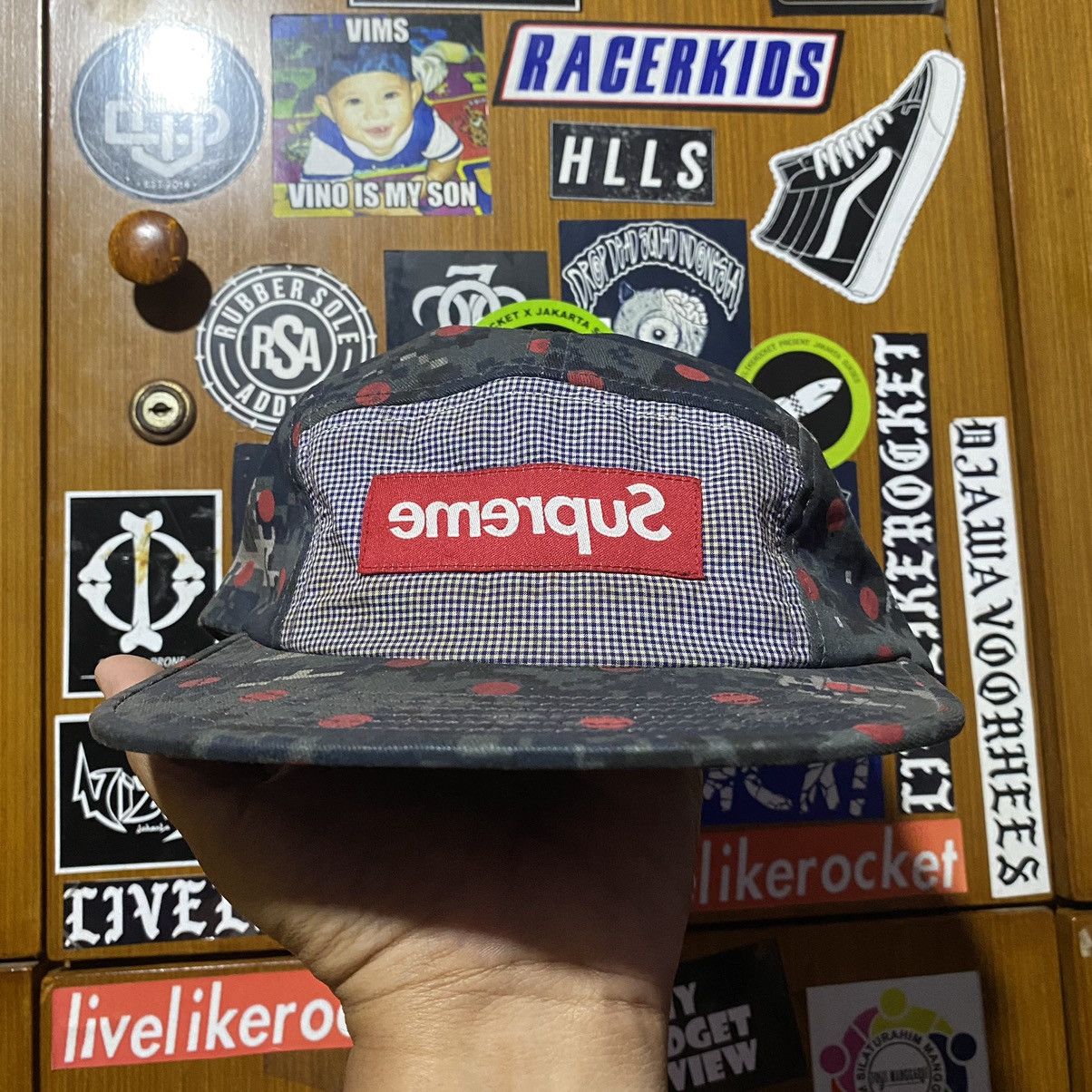Supreme Supreme comme des garcons CDG 5 panel camp cap ss13 Grailed