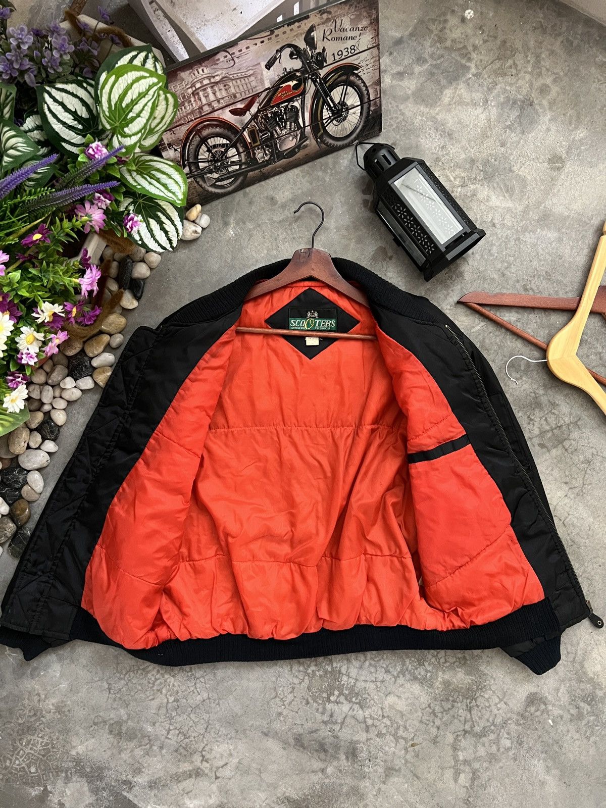 Vintage Vintage 🏴‍☠️🖤 Aichi Studio Black Bomber Jacket Size US M / EU 48-50 / 2 - 11 Thumbnail