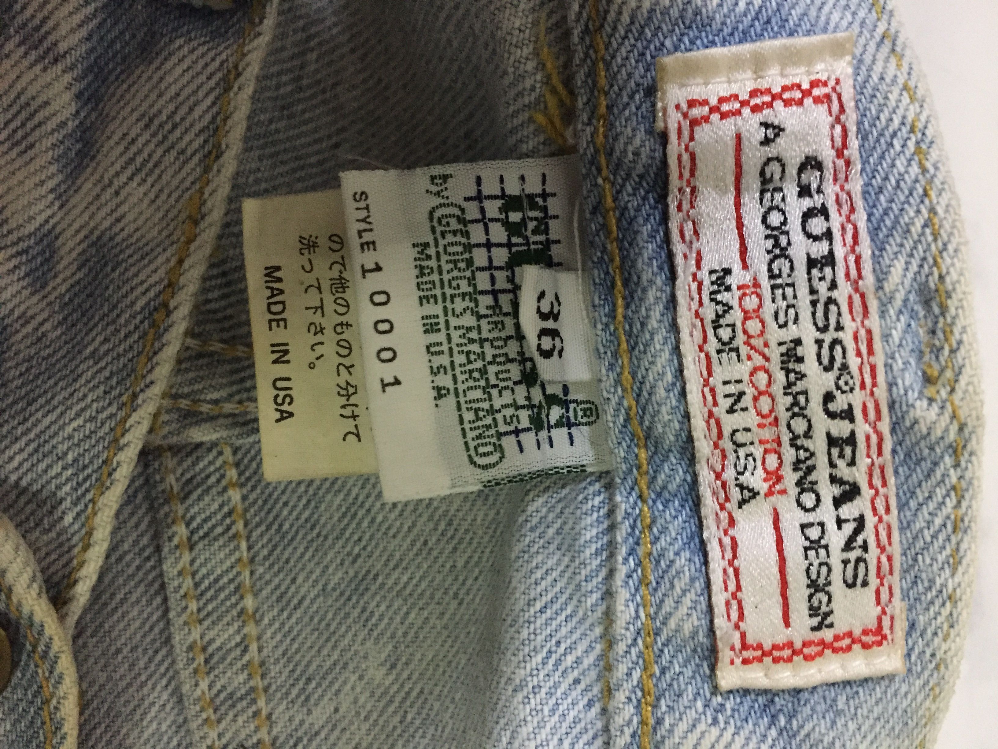 Guess Vintage Guess by Georges Marciano Jeans Made In USA Size US 36 / EU 52 - 7 Thumbnail