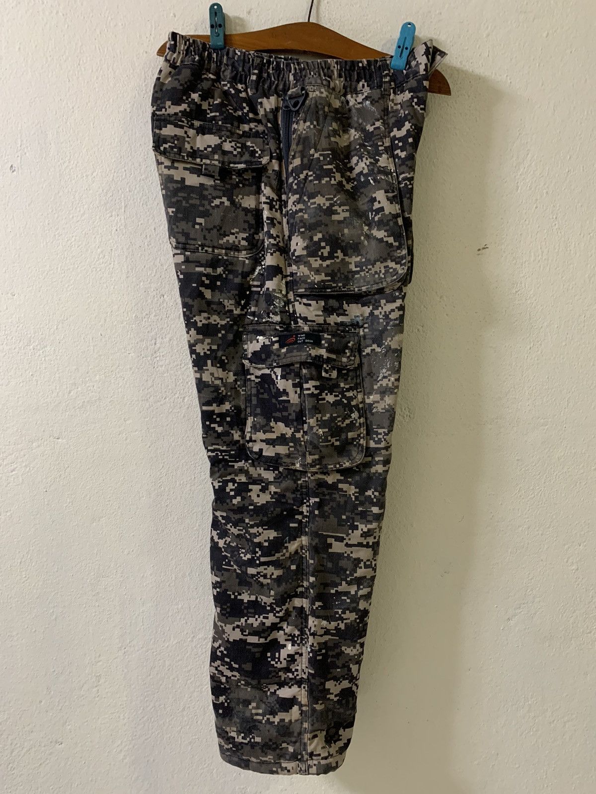 Other Camo Paint Splatter Multipocket Tactical Army Pants Size US 31 - 8 Thumbnail