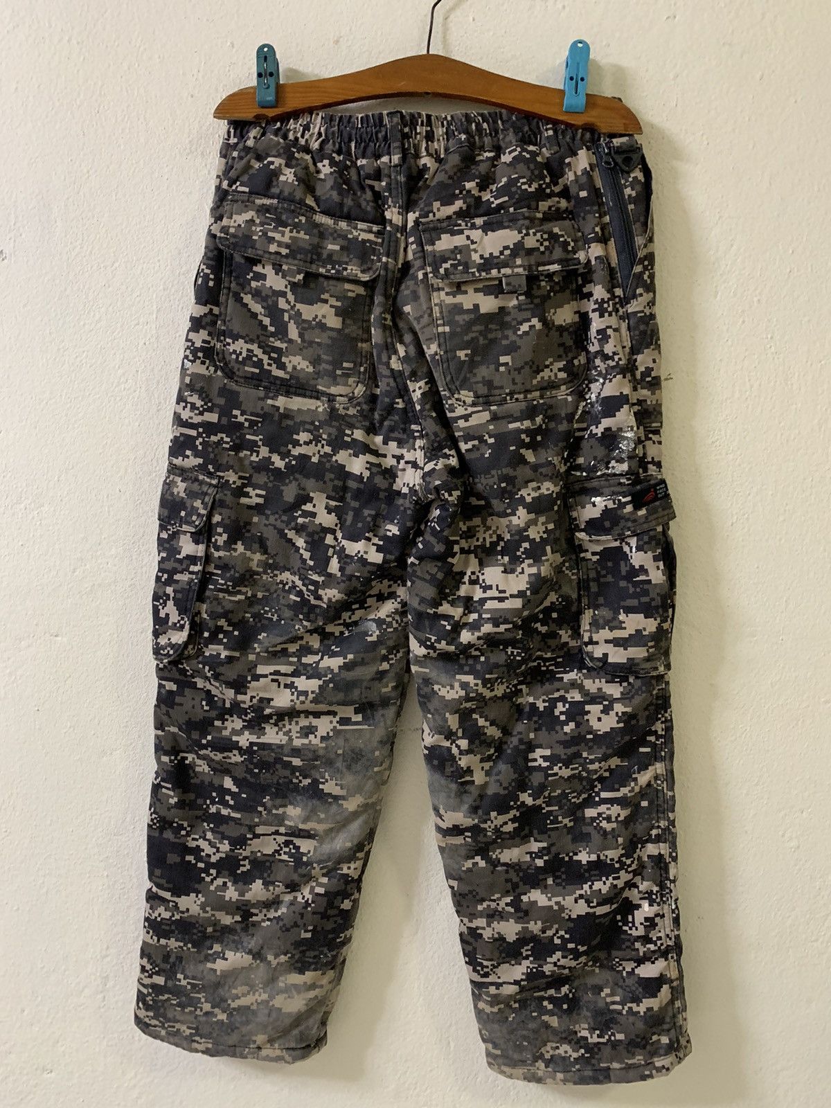 Other Camo Paint Splatter Multipocket Tactical Army Pants Size US 31 - 5 Thumbnail