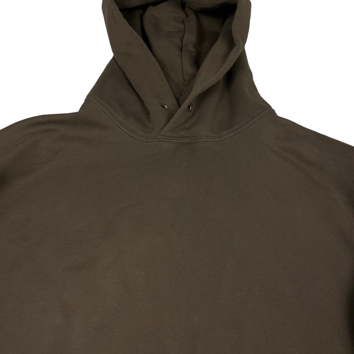 Uniqlo Uniqlo Khaki Hoodie Sweatshirt Size M Color Khaki Boxy Fit Size US M / EU 48-50 / 2 - 2 Thumbnail