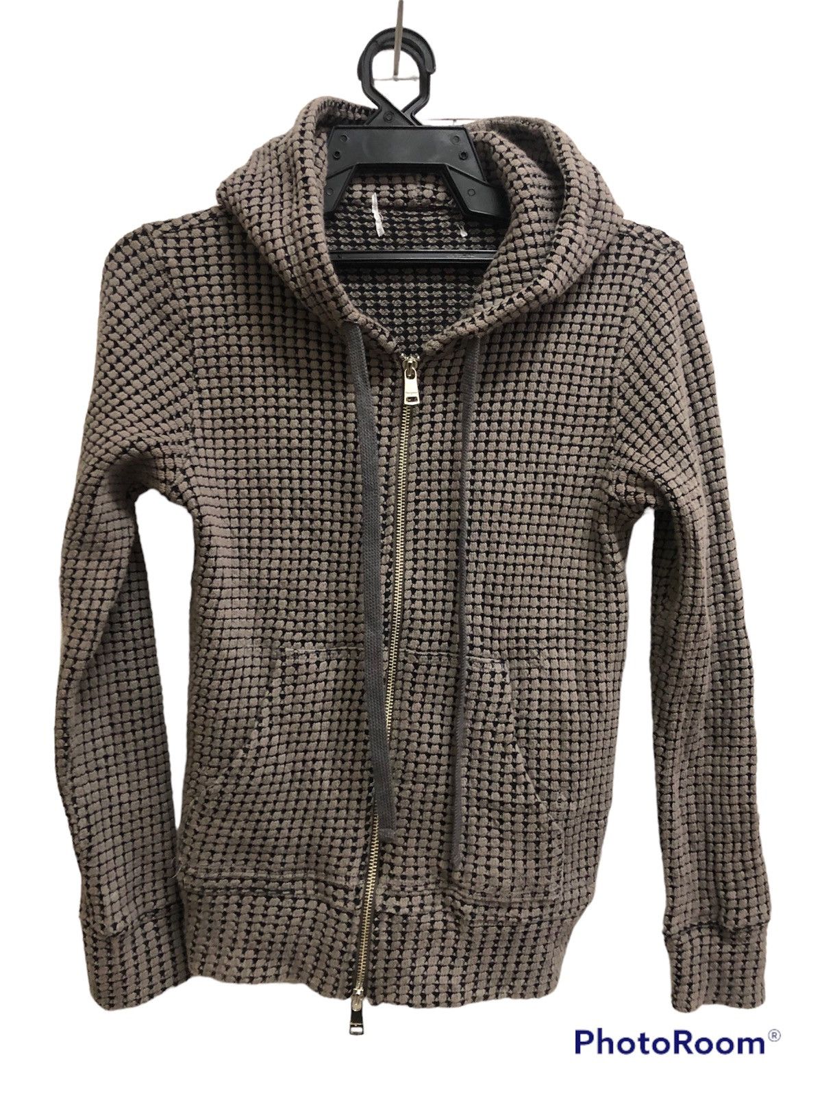 image of Avant Garde x Tatras Hoodie Sweatshirt Jacket in Blackgrey, Women's (Size Small)