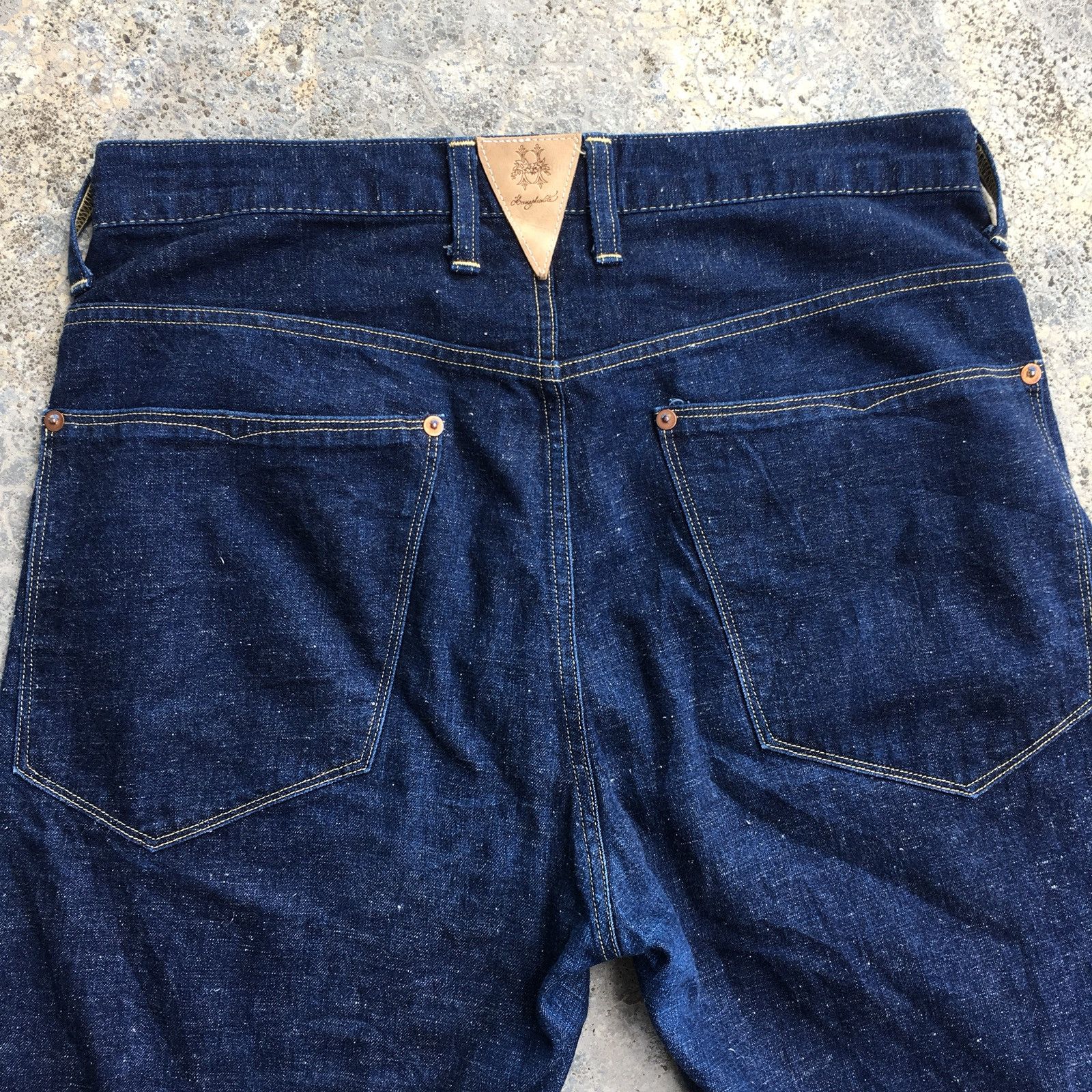 Japanese Brand Hermaphrodite Denim Selvedge Jeans Size US 32 / EU 48 - 5 Thumbnail
