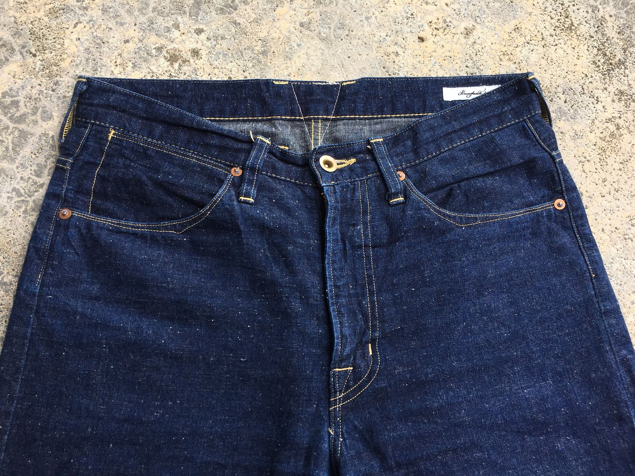 Japanese Brand Hermaphrodite Denim Selvedge Jeans Size US 32 / EU 48 - 3 Thumbnail
